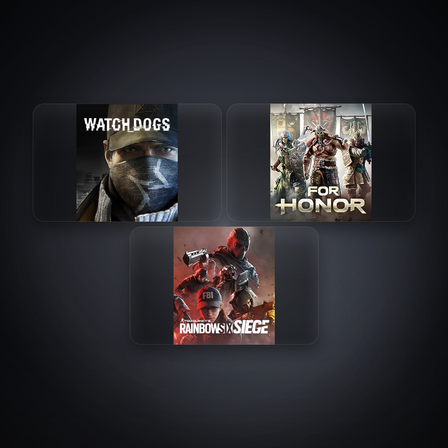 Ubisoft Watch_Dogs + For Honor — IT — 3 games — HabibiAccounts