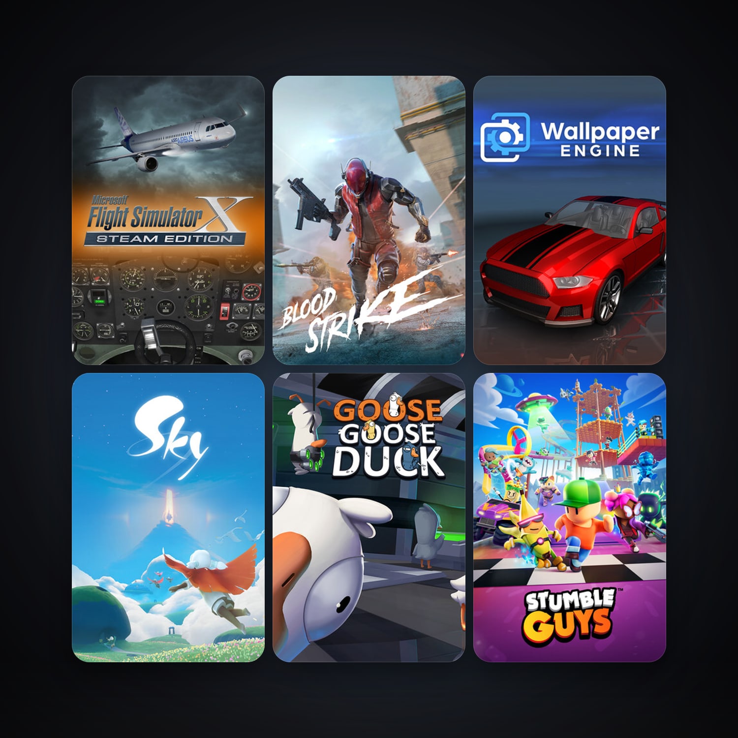 Microsoft Flight Simulator X: Steam Edition + Wallpaper Engine, 16 games, clean — HabibiAccounts