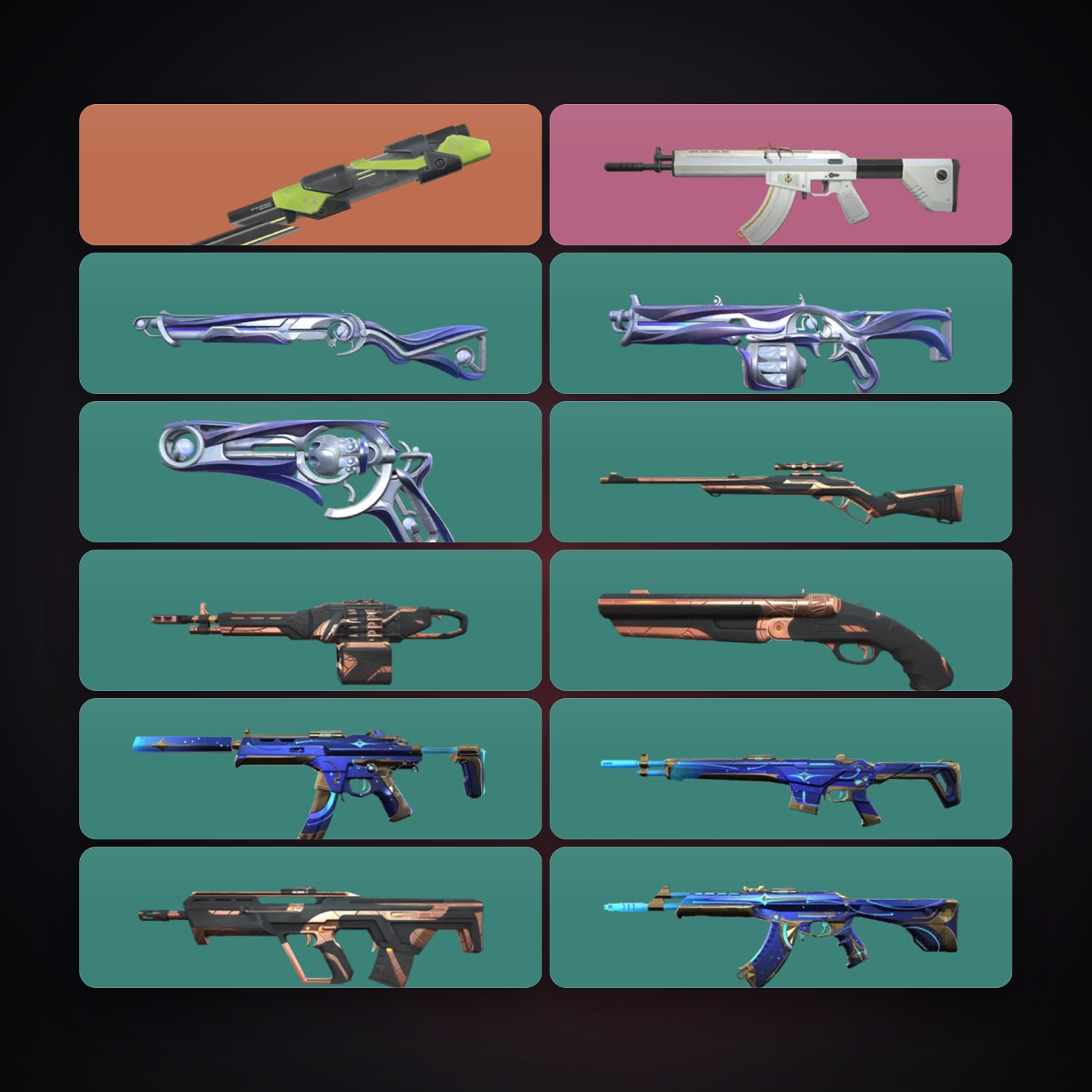 NA Gold 2 locker — 1 knives, 12 skins, lvl 27 — HabibiAccounts