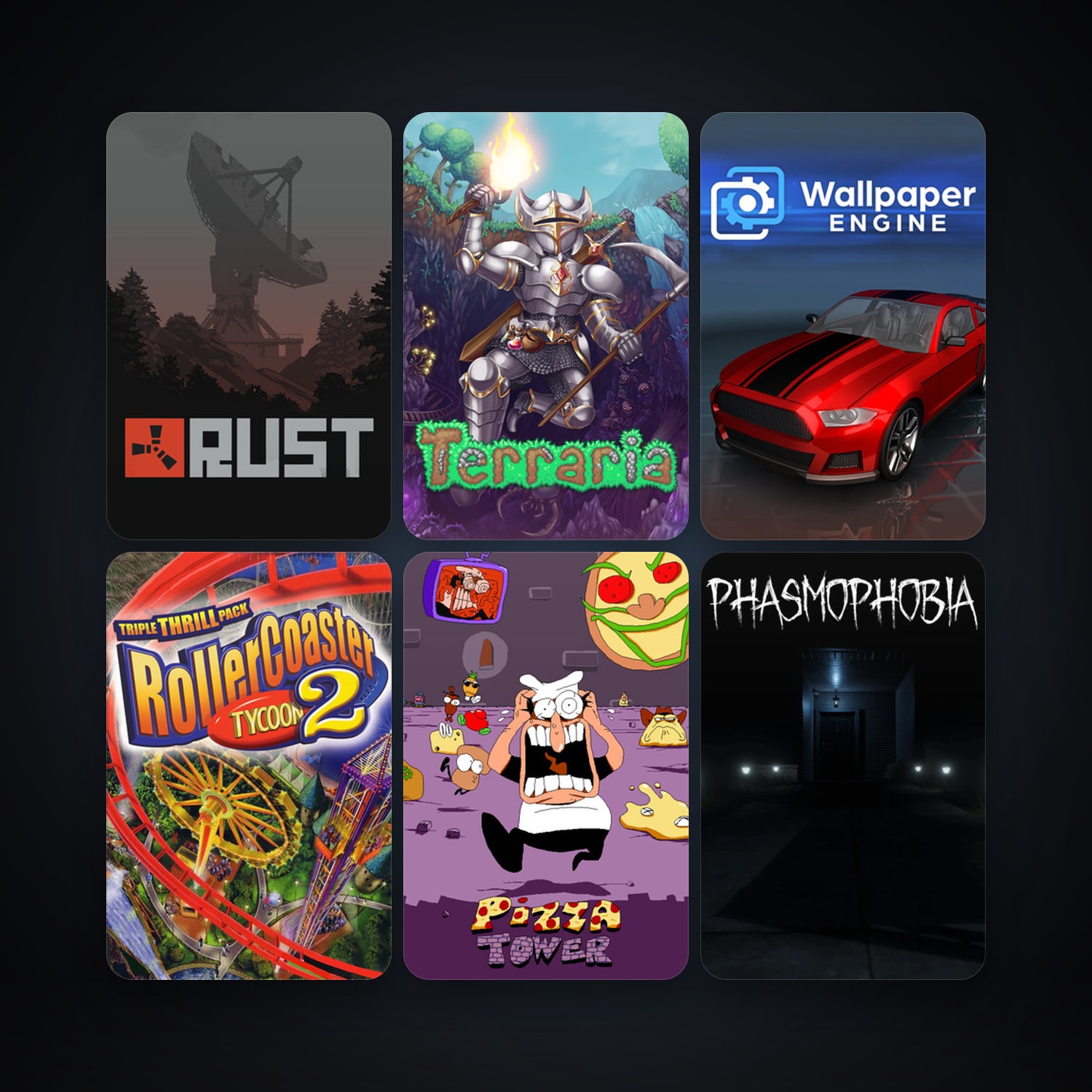 Terraria + Rust, 40 games, clean — HabibiAccounts