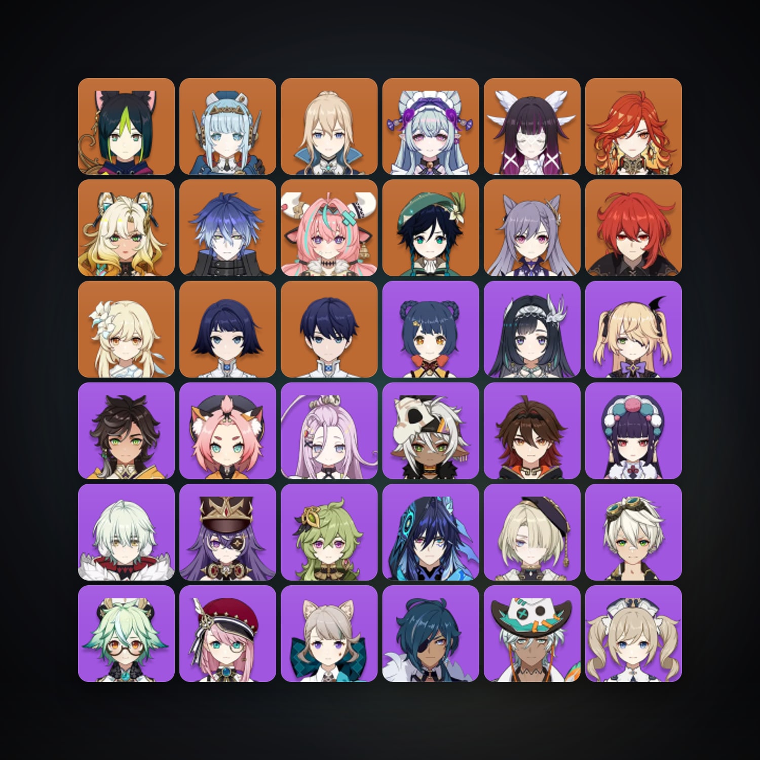 Genshin Impact | AR 58 | 54 Chars | 12× 5★ — Genshin / miHoYo Account — HabibiAccounts