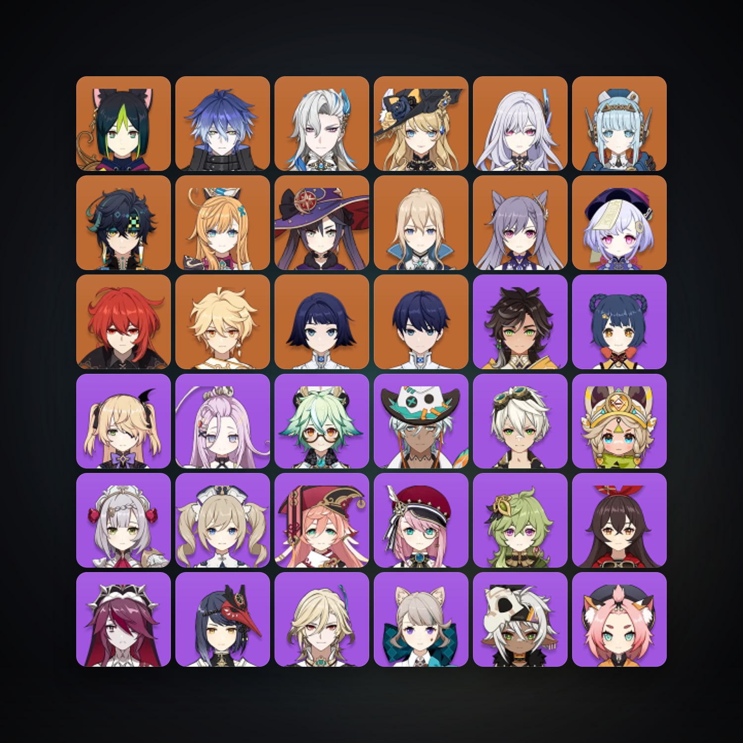 Genshin Impact | AR 56 | 54 Chars | 13× 5★ — Genshin / miHoYo Account — HabibiAccounts