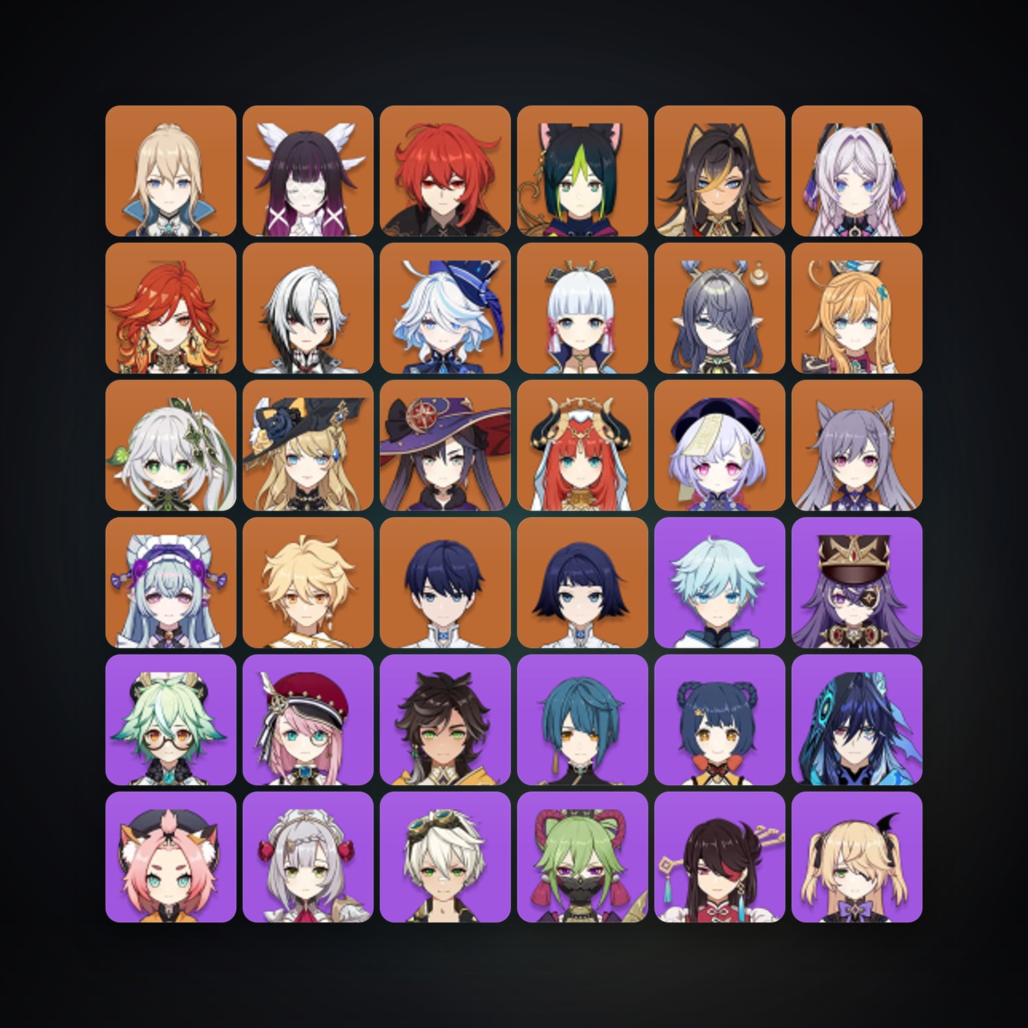 Genshin Impact | AR 58 | 71 Chars | 19× 5★ — Genshin / miHoYo Account — HabibiAccounts