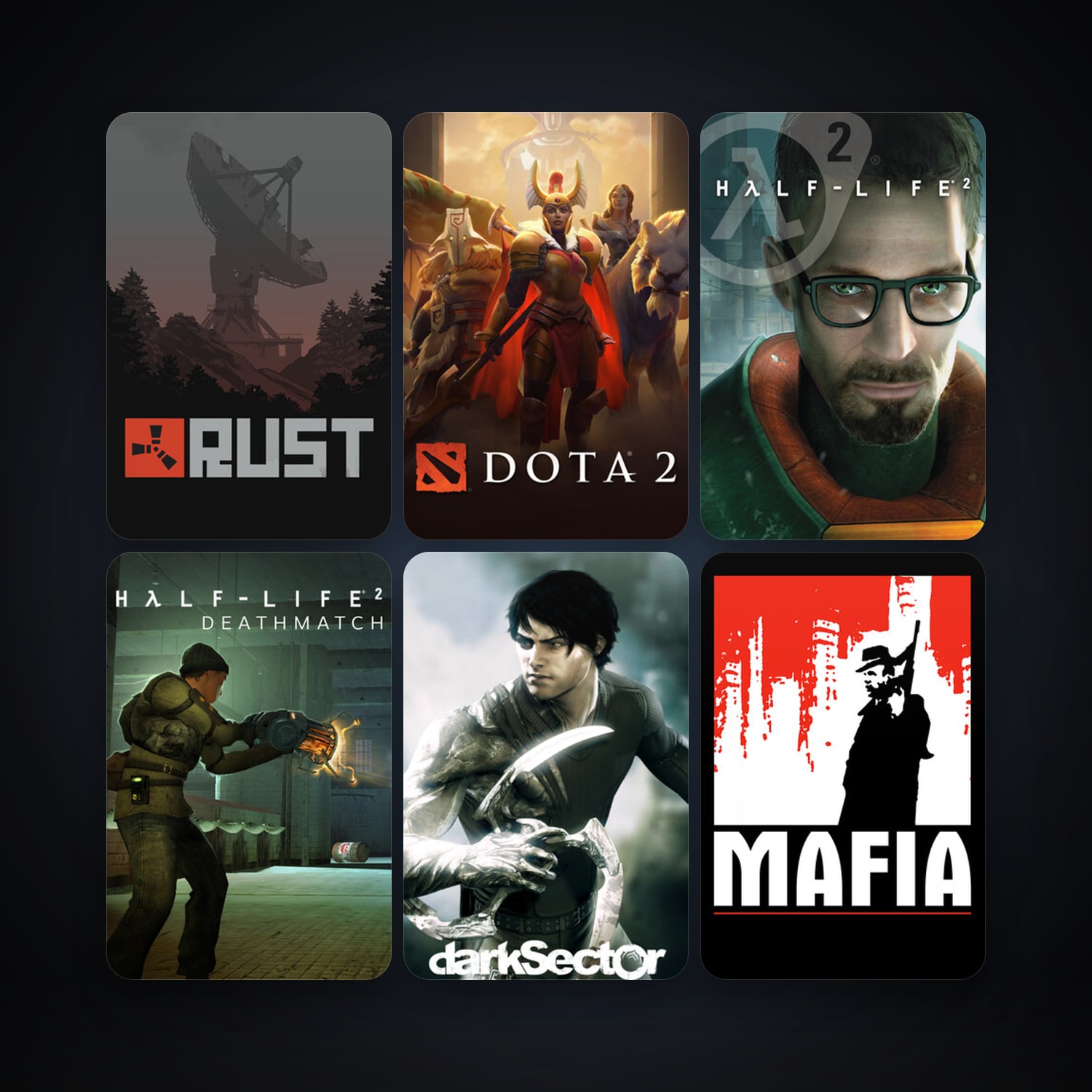 Half-Life 2 + Half-Life 2: Deathmatch, 171 games, Steam 10, clean — HabibiAccounts