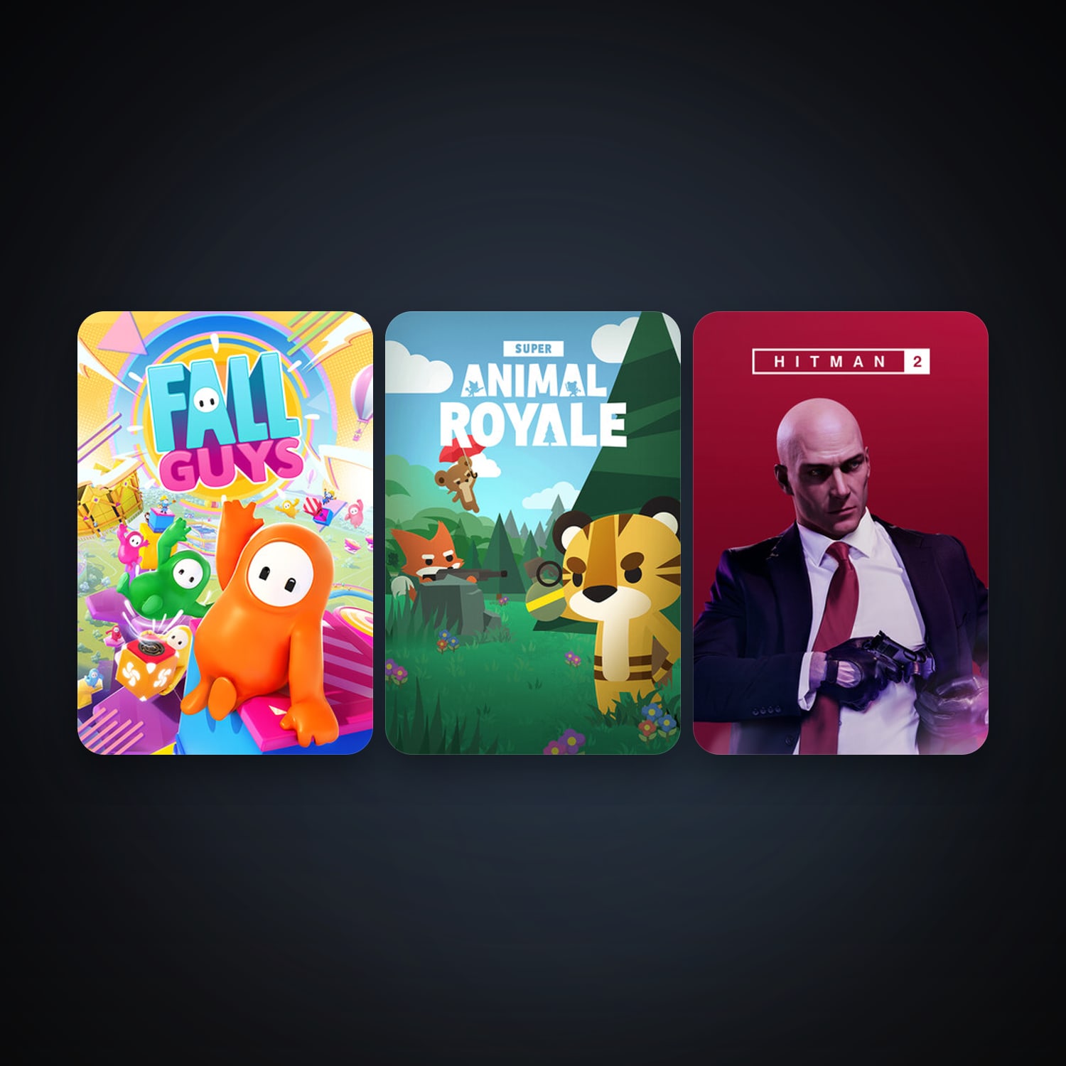 Super Animal Royale + HITMAN 2, 7 games, clean — HabibiAccounts