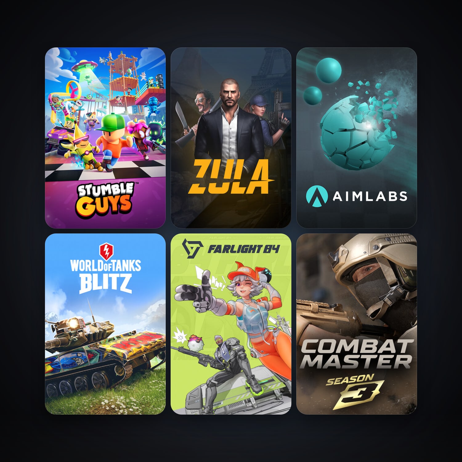 World of Tanks Blitz + Aimlabs, 18 games, clean — HabibiAccounts