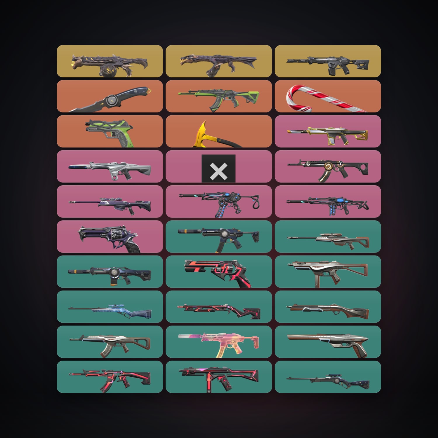 NA Bronze 2 locker — 3 knives, 57 skins, lvl 109 — HabibiAccounts