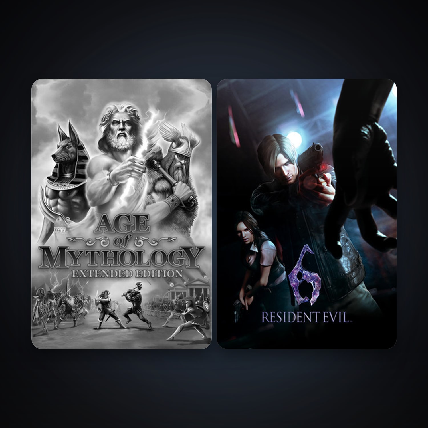 Resident Evil 6 + Age of Mythology: Extended Edition, 2 games, clean — HabibiAccounts