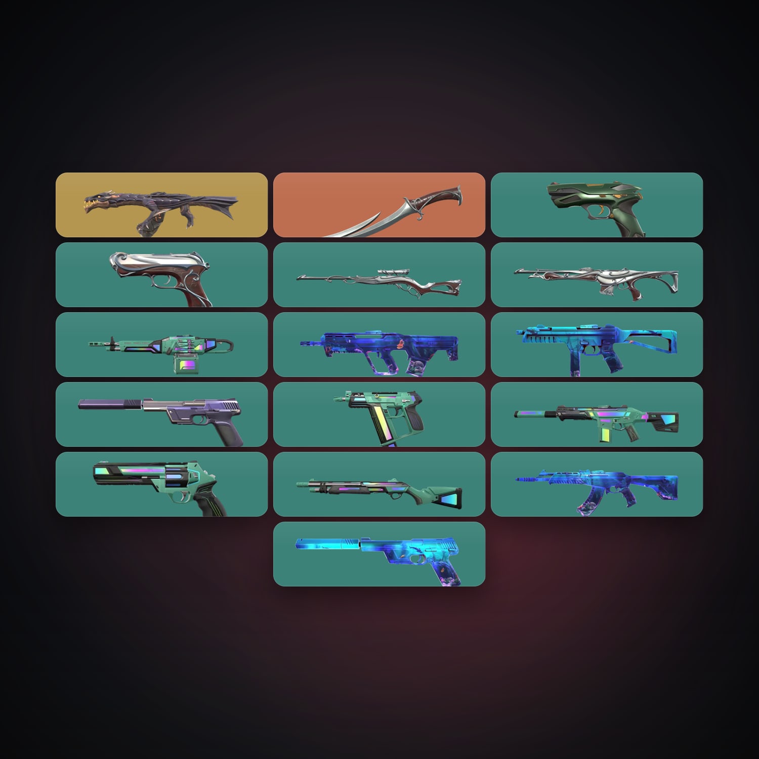 EU Bronze 3 locker — 1 knives, 16 skins, lvl 70 — HabibiAccounts
