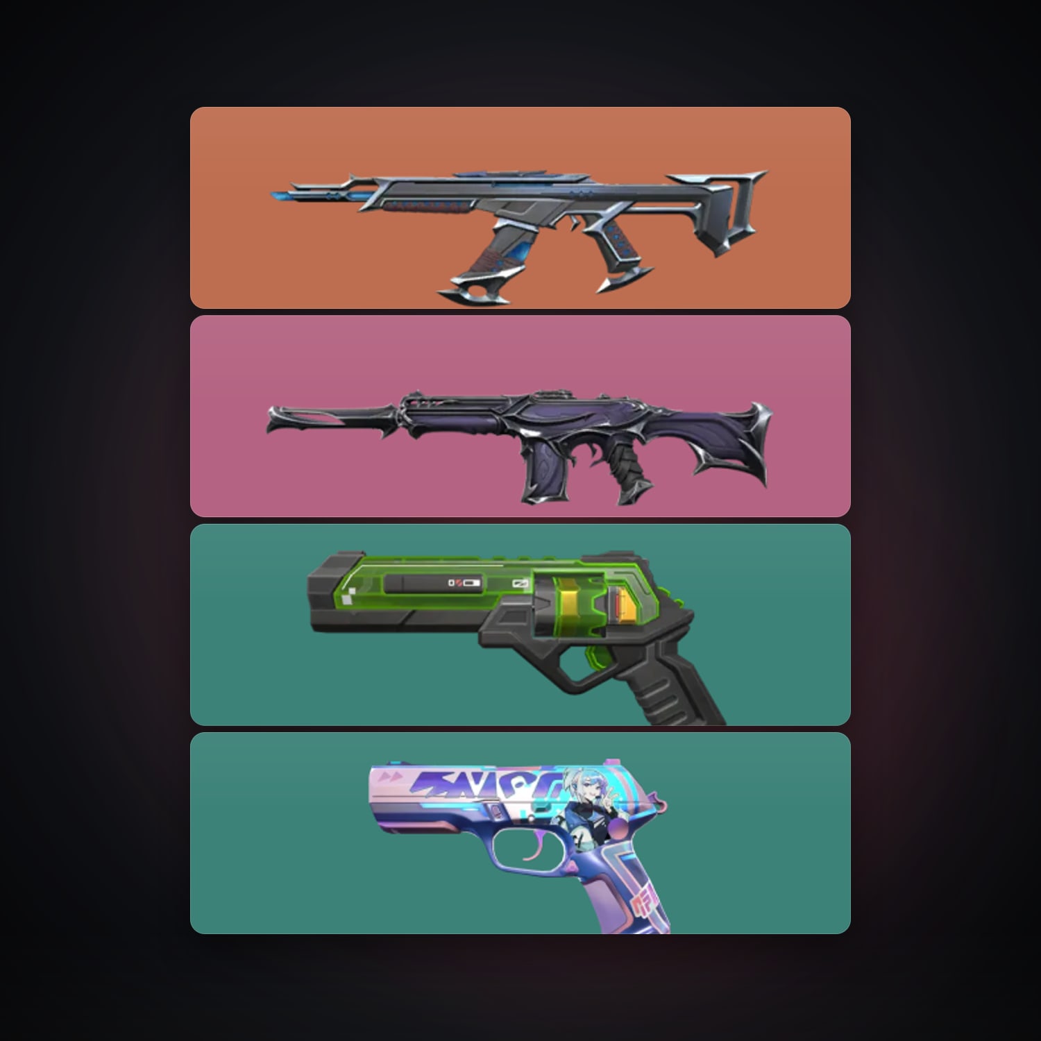 EU Iron 2 locker — 5 skins, lvl 103 — HabibiAccounts