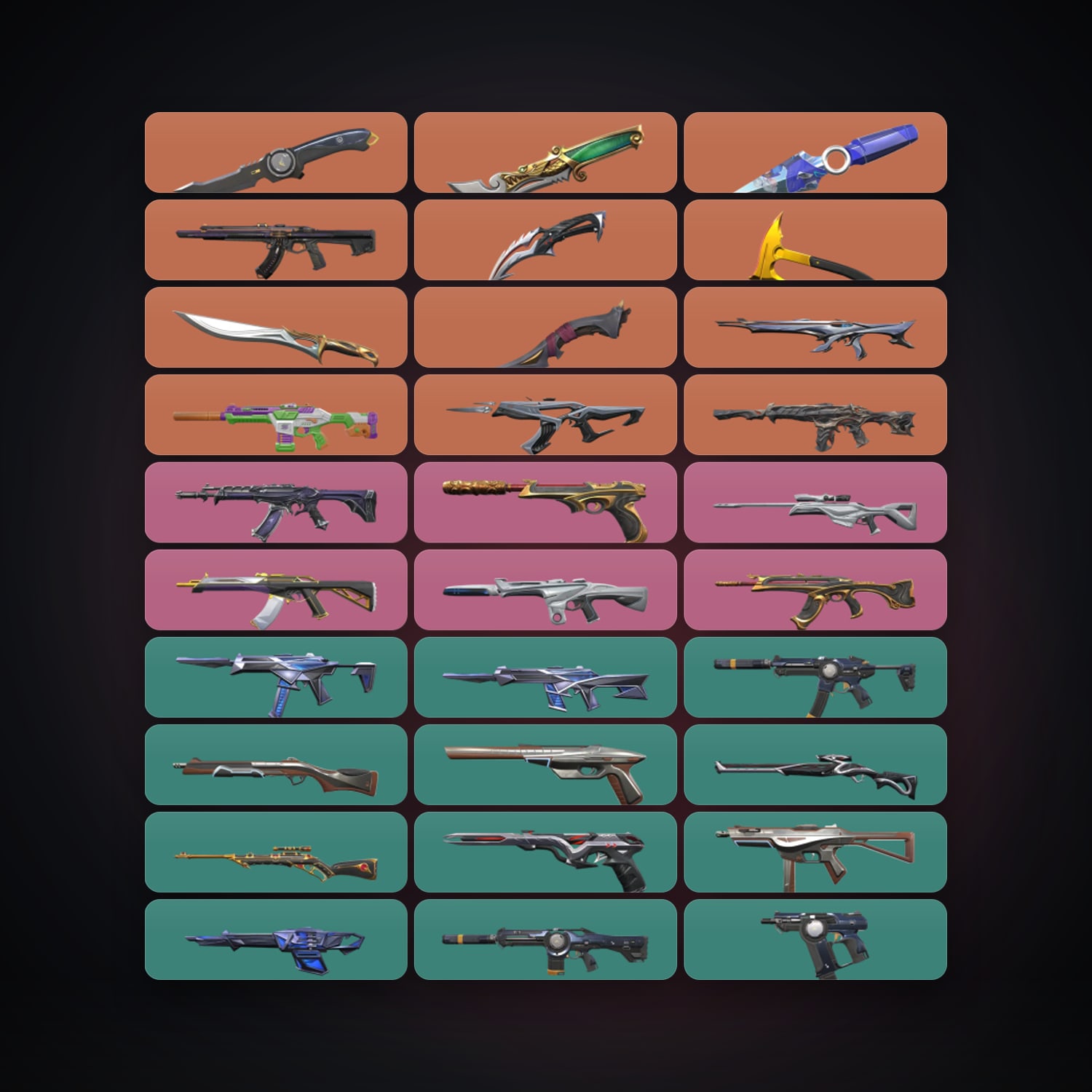 EU Gold 2 locker — 7 knives, 74 skins, lvl 133 — HabibiAccounts