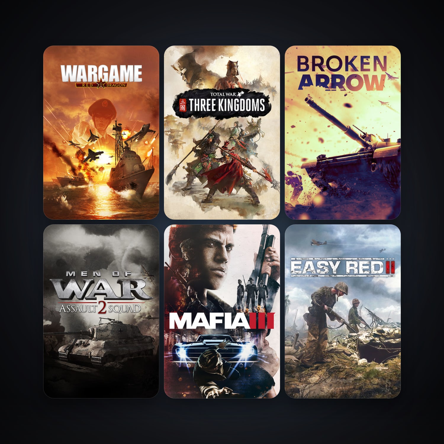 Men of War: Assault Squad 2 + Wargame: Red Dragon, 77 games, clean — HabibiAccounts