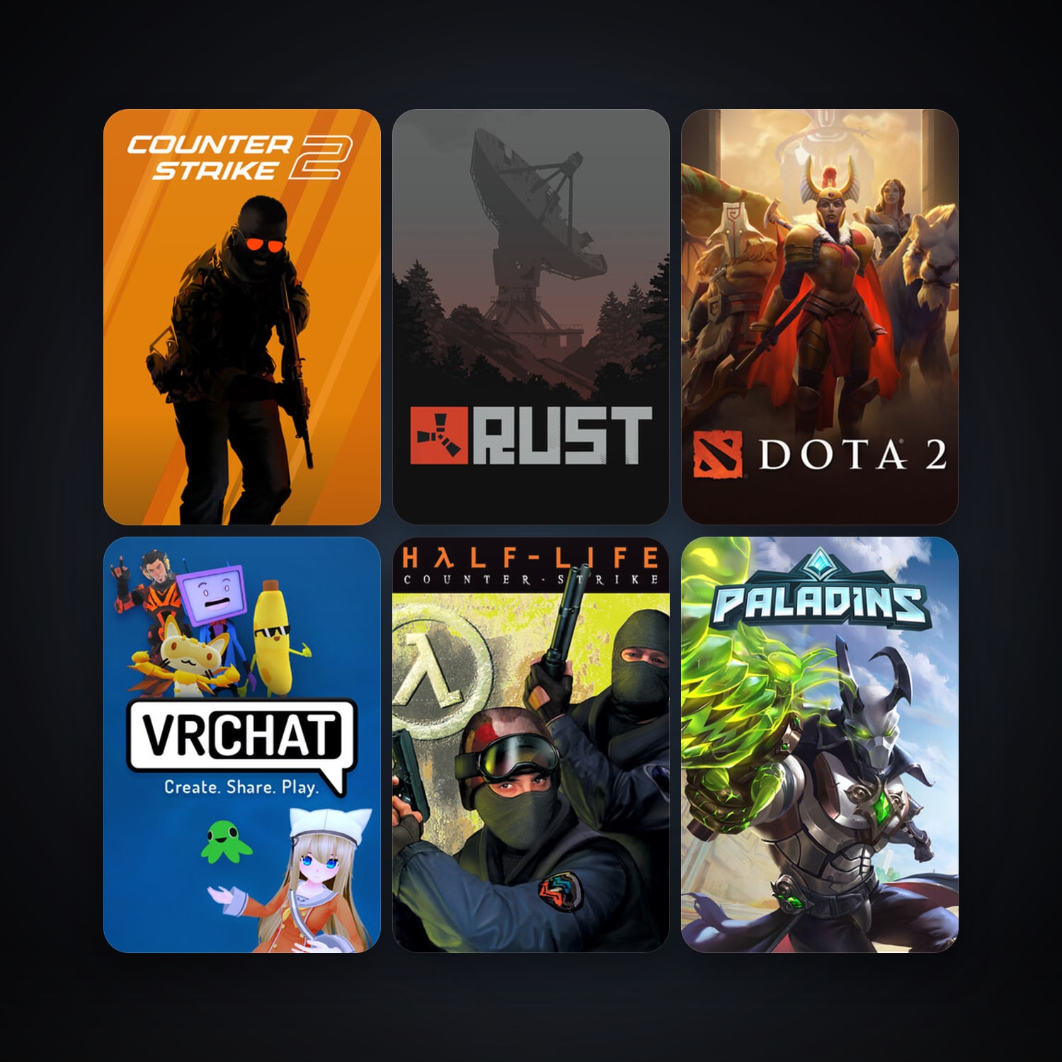 Steam 195 games, Steam 41, clean — HabibiAccounts