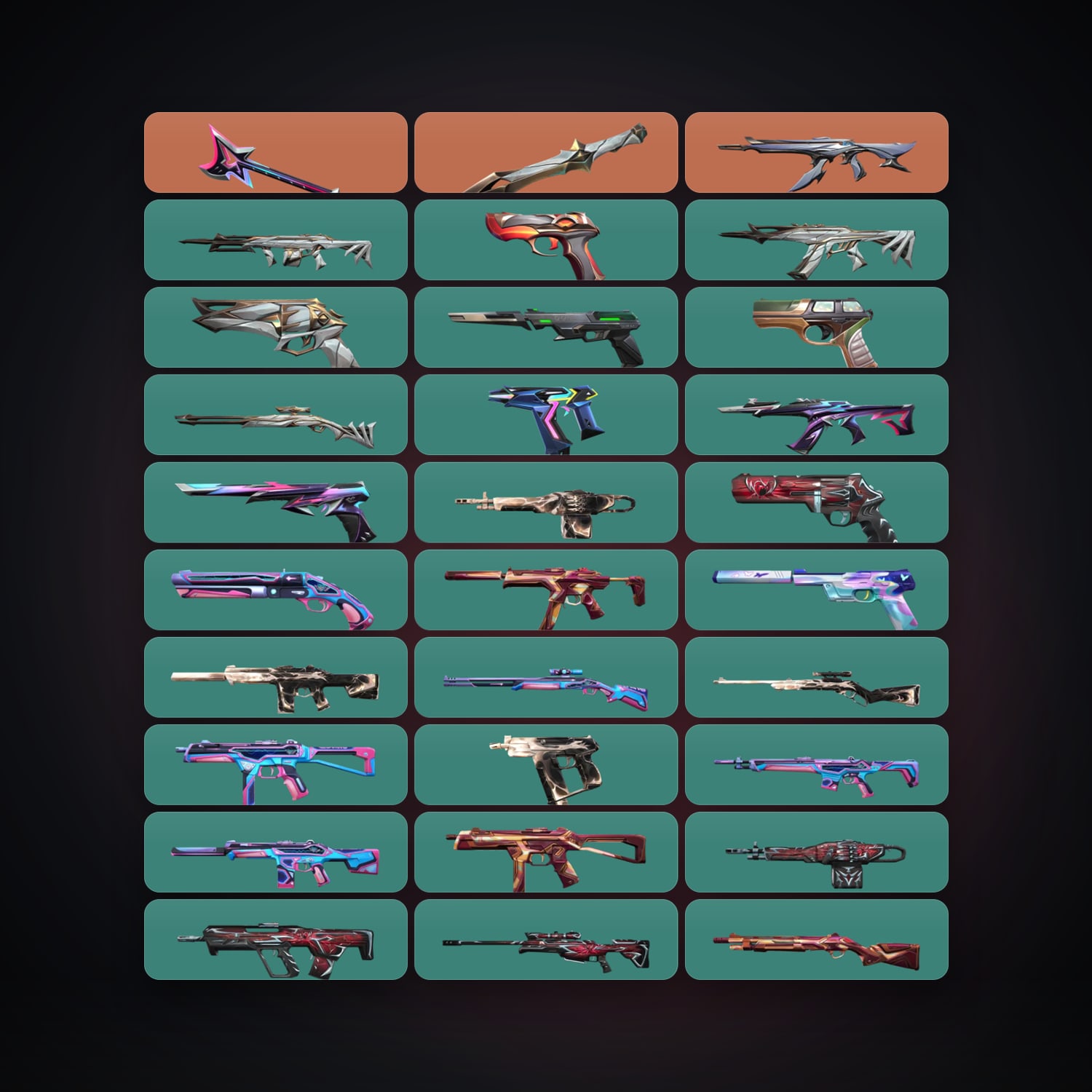 AP Gold 1 locker — 2 knives, 31 skins, lvl 174 — HabibiAccounts