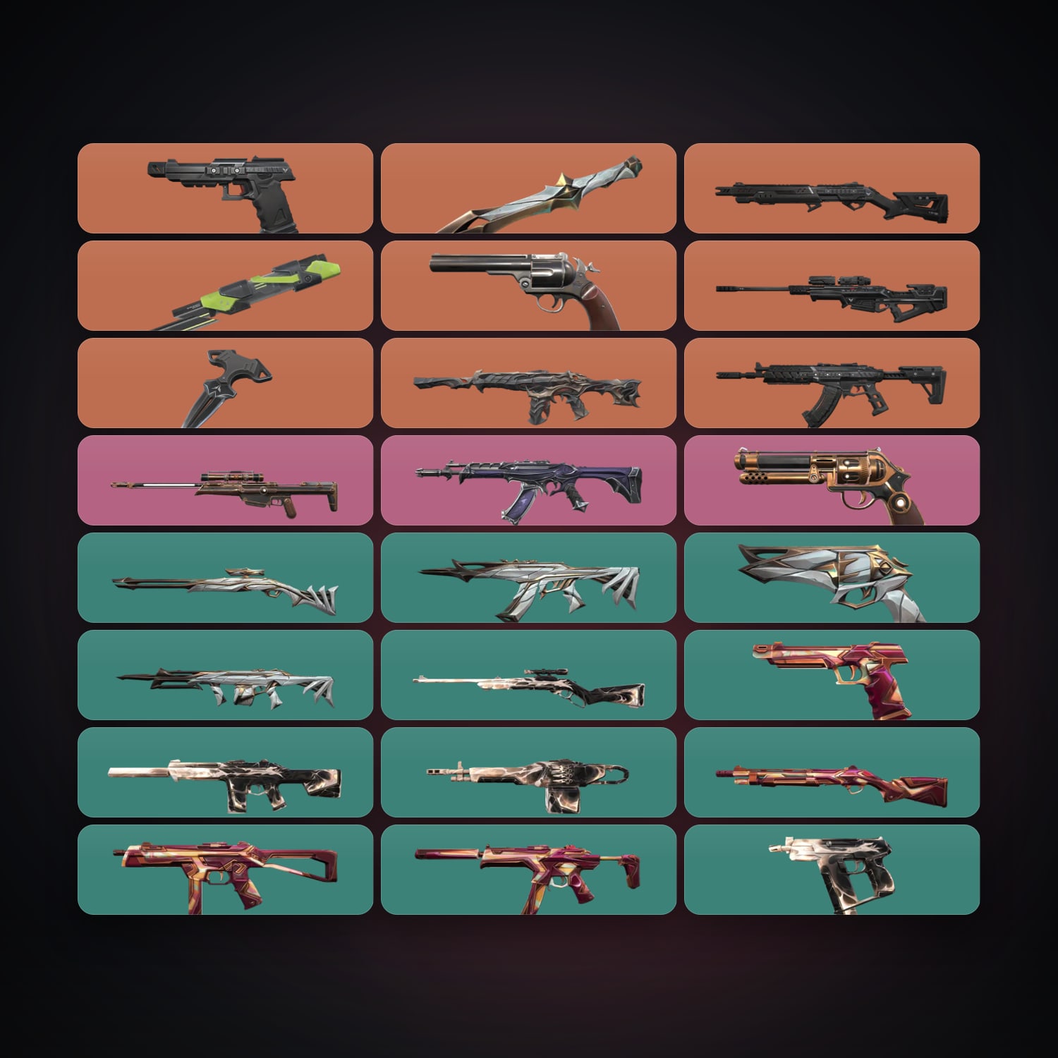 AP Iron 3 locker — 3 knives, 24 skins, lvl 63 — HabibiAccounts
