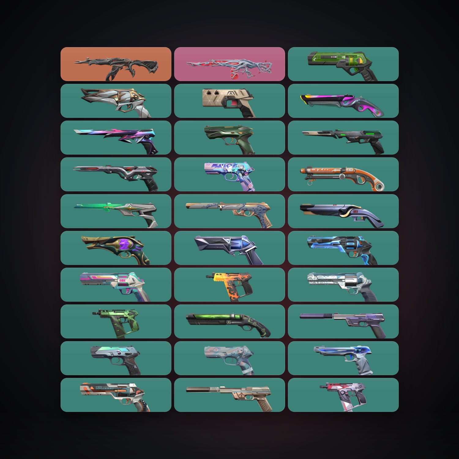 AP Diamond 1 locker — 44 skins, lvl 589 — HabibiAccounts