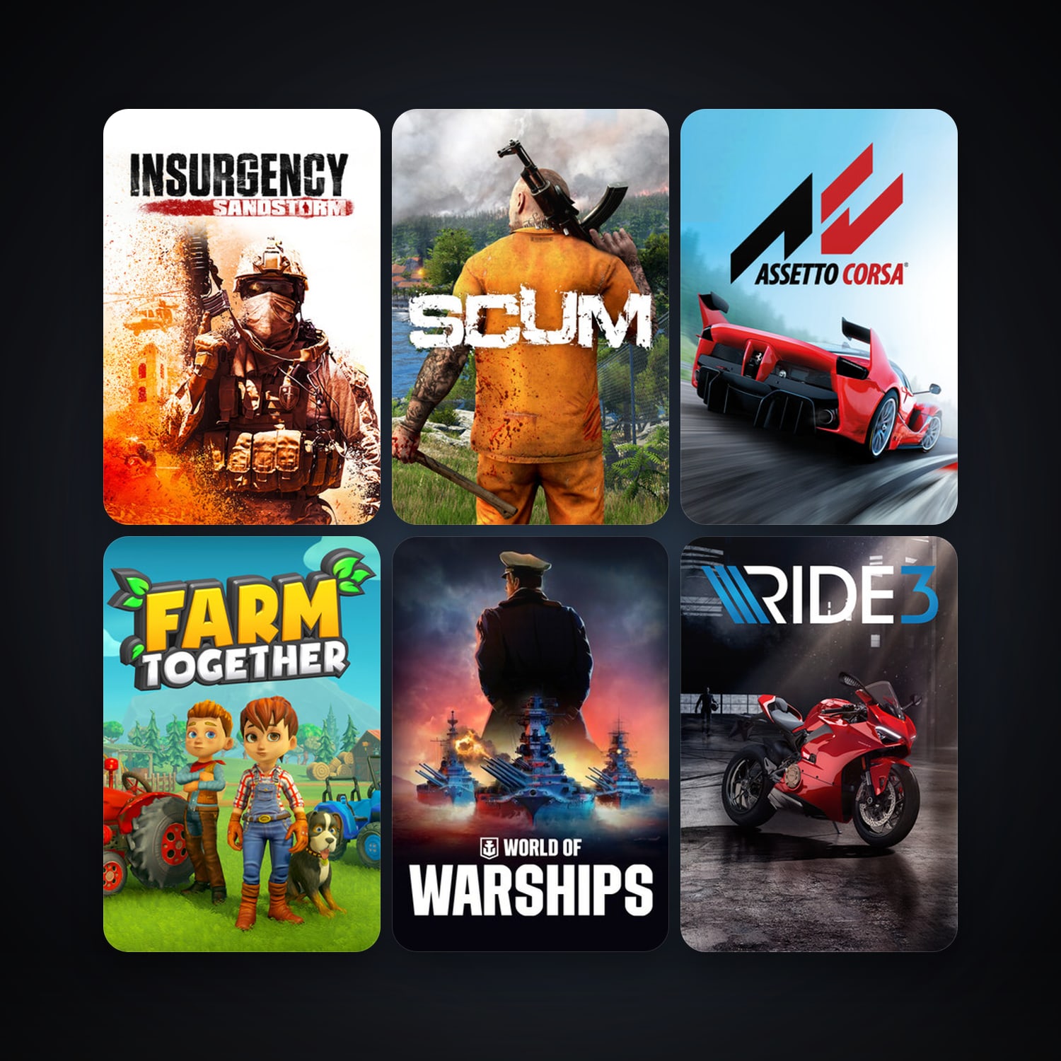 Free CS2 (No Prime) + Assetto Corsa, 56 games, clean — HabibiAccounts