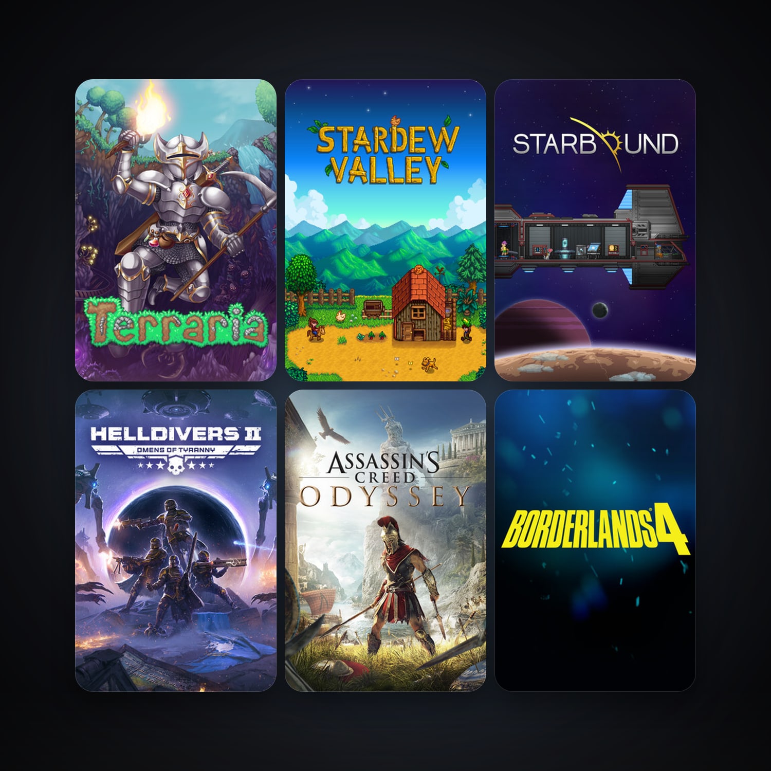 Terraria + Starbound, 31 games, clean — HabibiAccounts