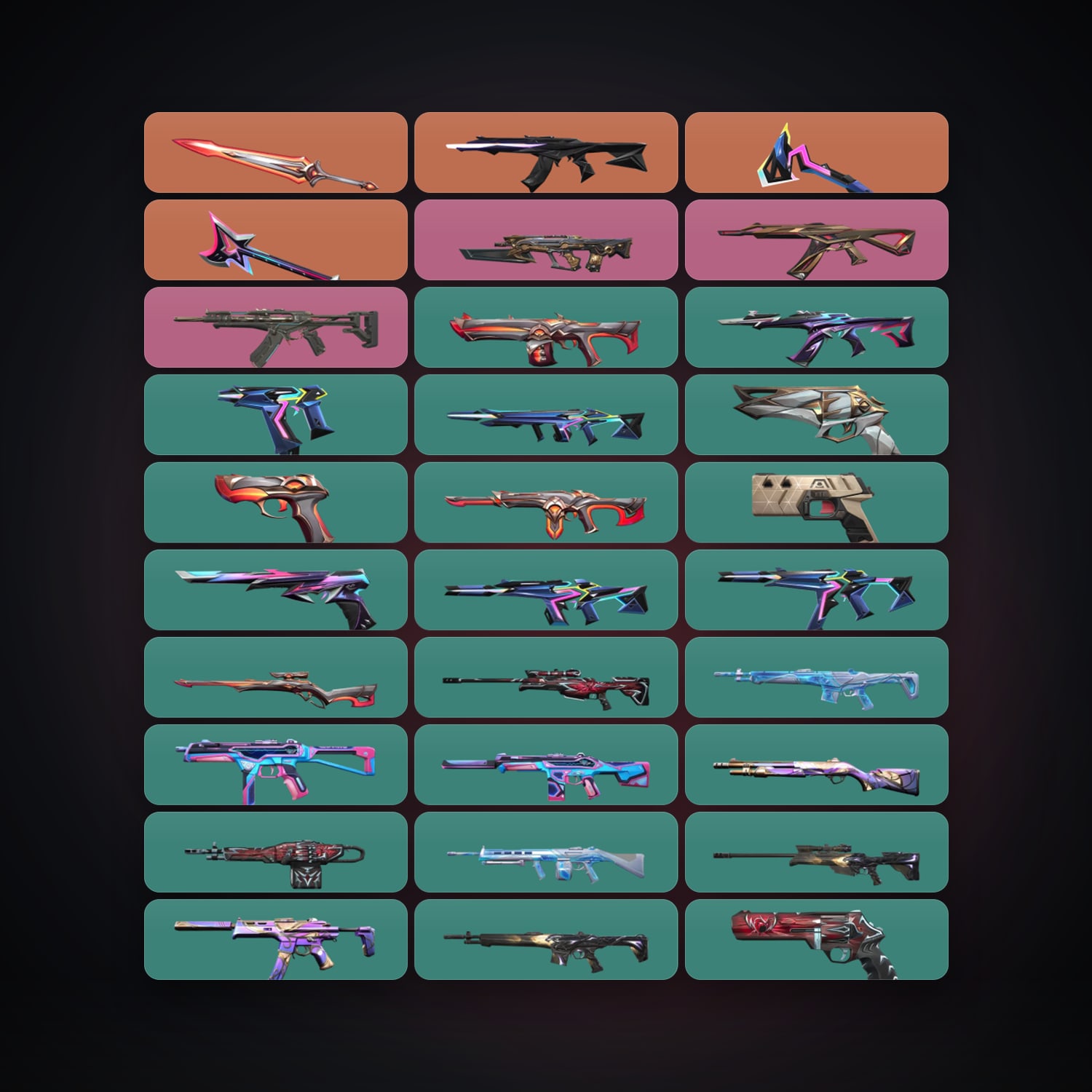 EU Plat 1 locker — 3 knives, 44 skins, lvl 121 — HabibiAccounts