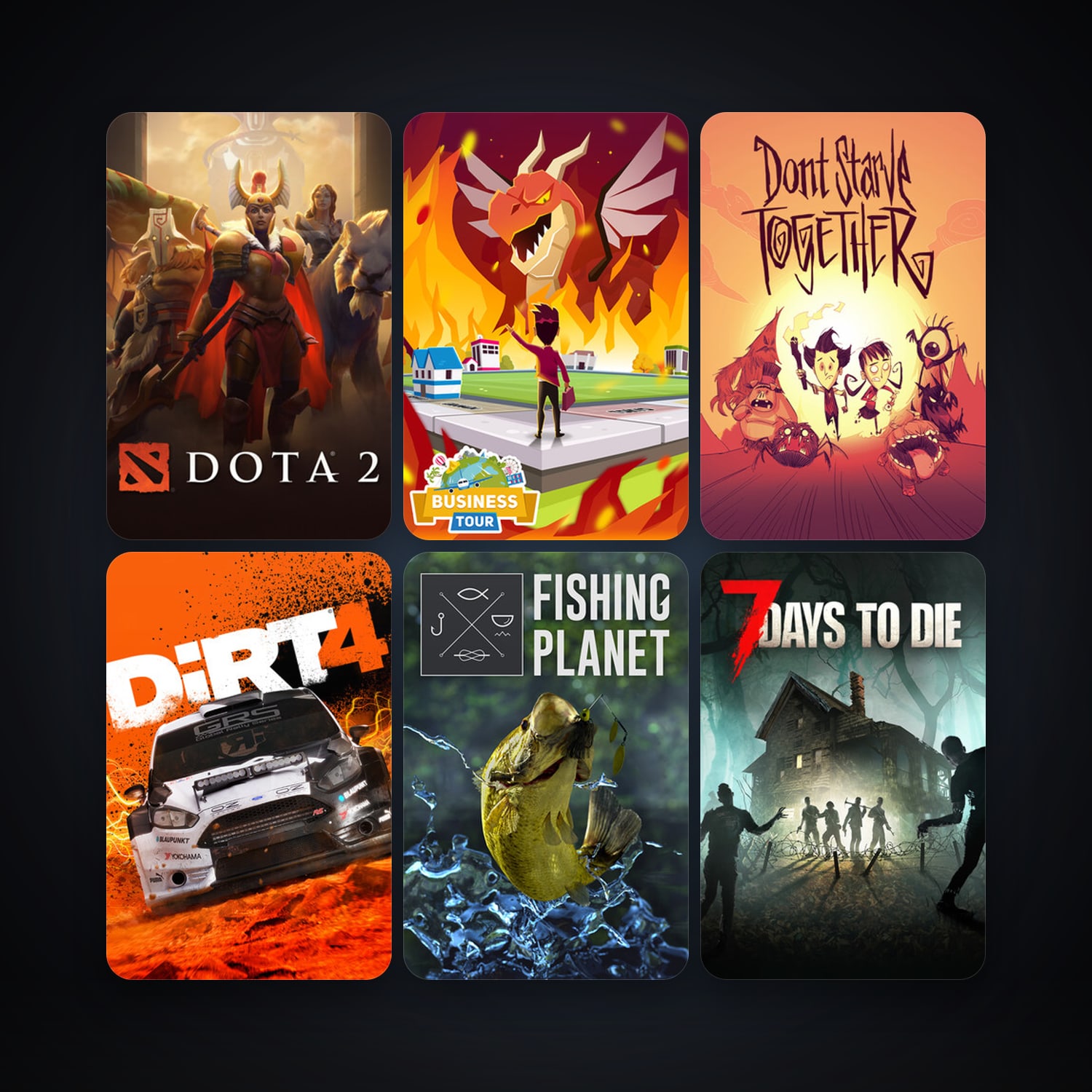 Dota 2 + 7 Days to Die, 8 games, clean — HabibiAccounts