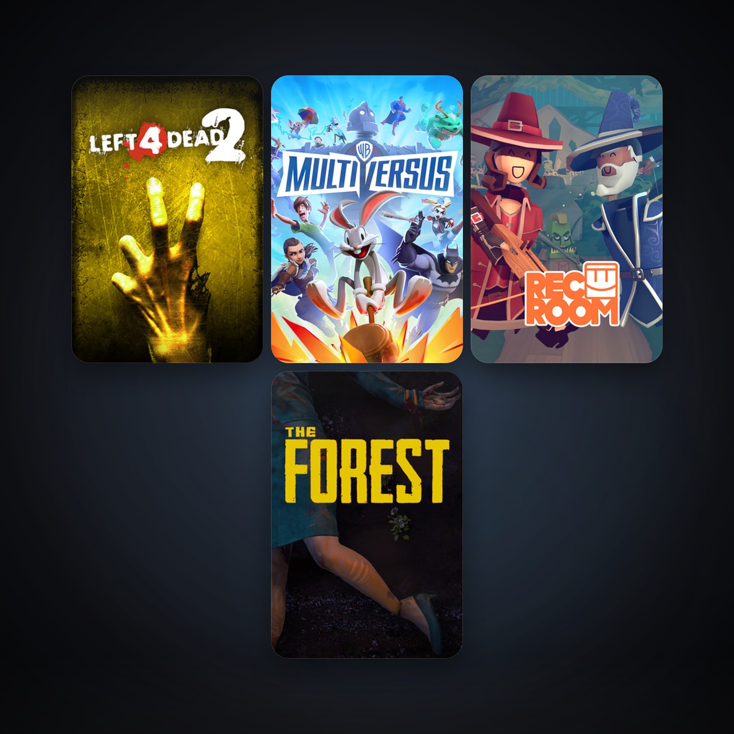 Left 4 Dead 2 + The Forest, 8 games, clean — HabibiAccounts