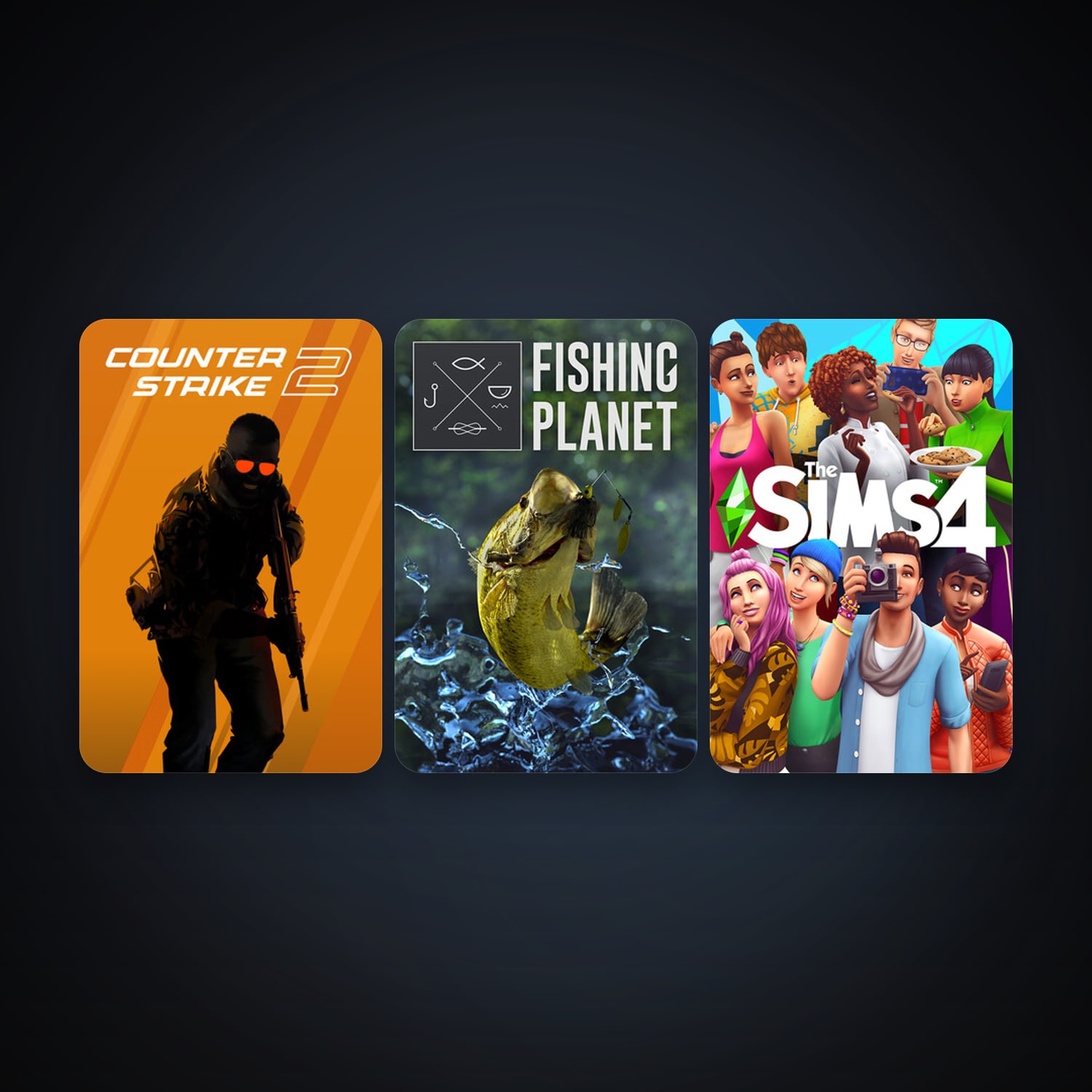 CS2 Prime + Fishing Planet, 5 games, clean — HabibiAccounts