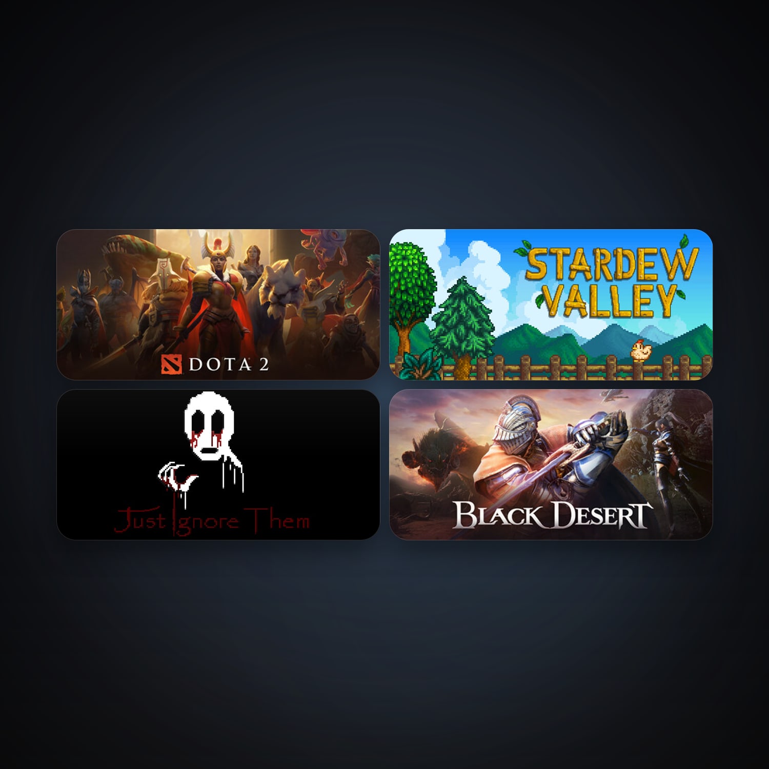 Dota 2 + Stardew Valley, 8 games, clean — HabibiAccounts
