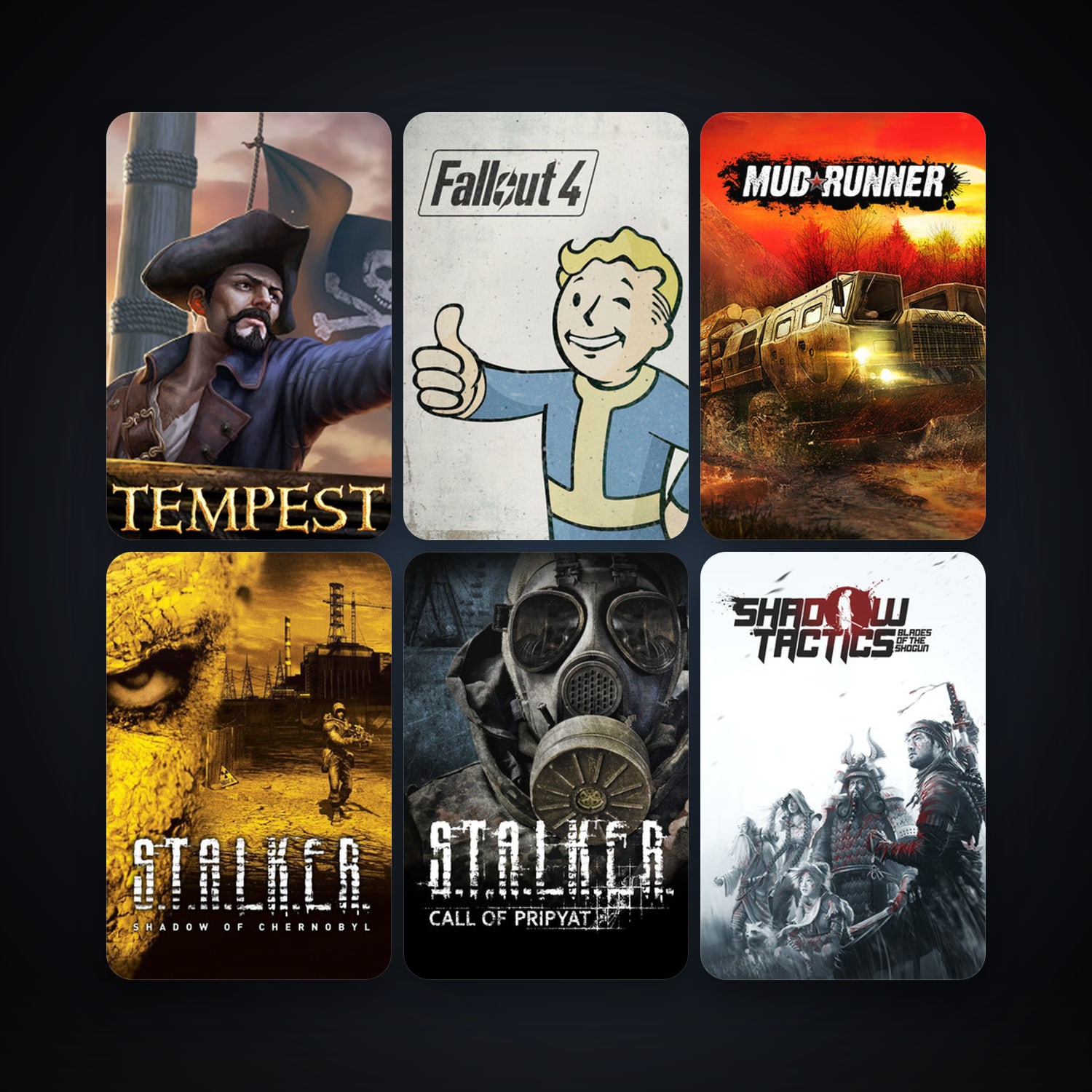 S.T.A.L.K.E.R.: Shadow of Chernobyl + S.T.A.L.K.E.R.: Call of Pripyat, 107 games, Steam 11, clean — HabibiAccounts