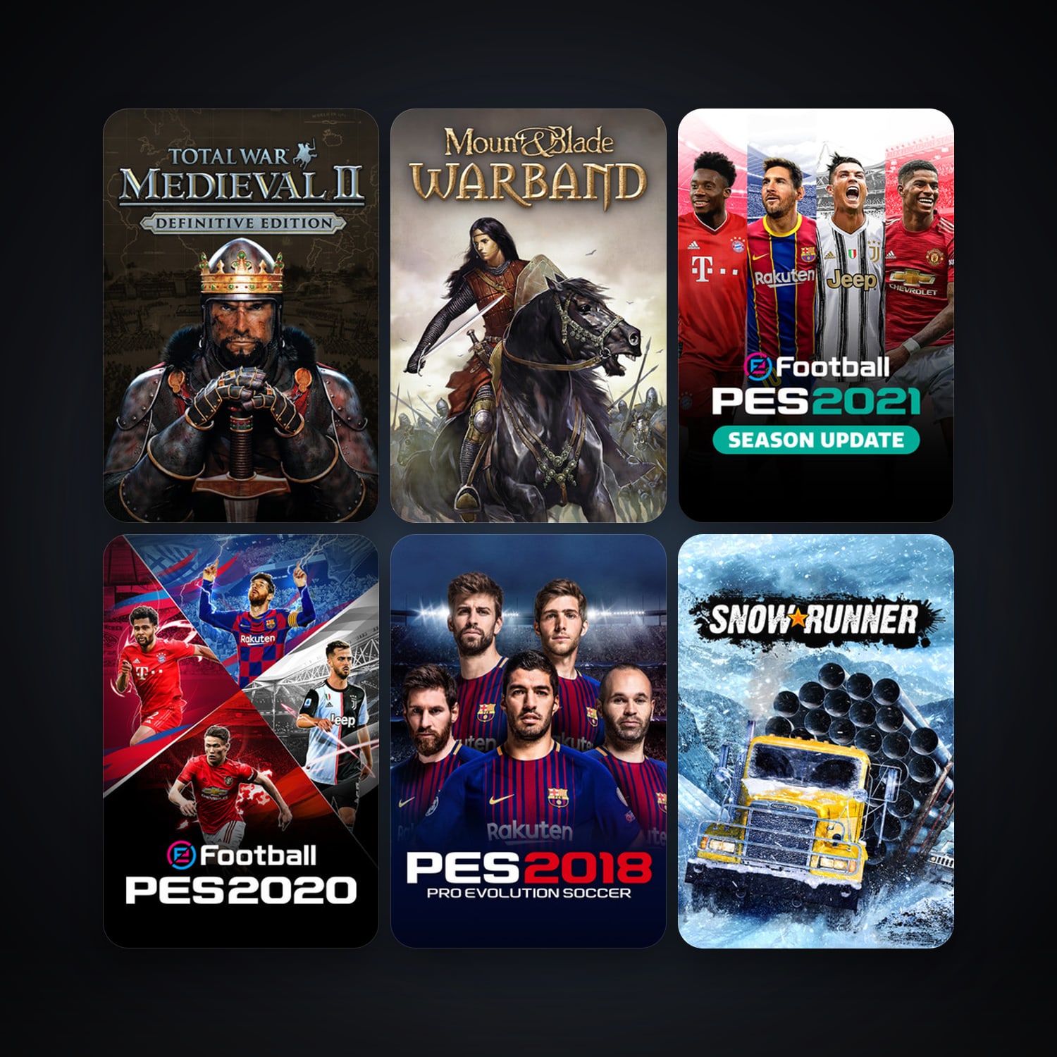 Medieval II: Total War + Mount & Blade: Warband, 56 games, clean — HabibiAccounts