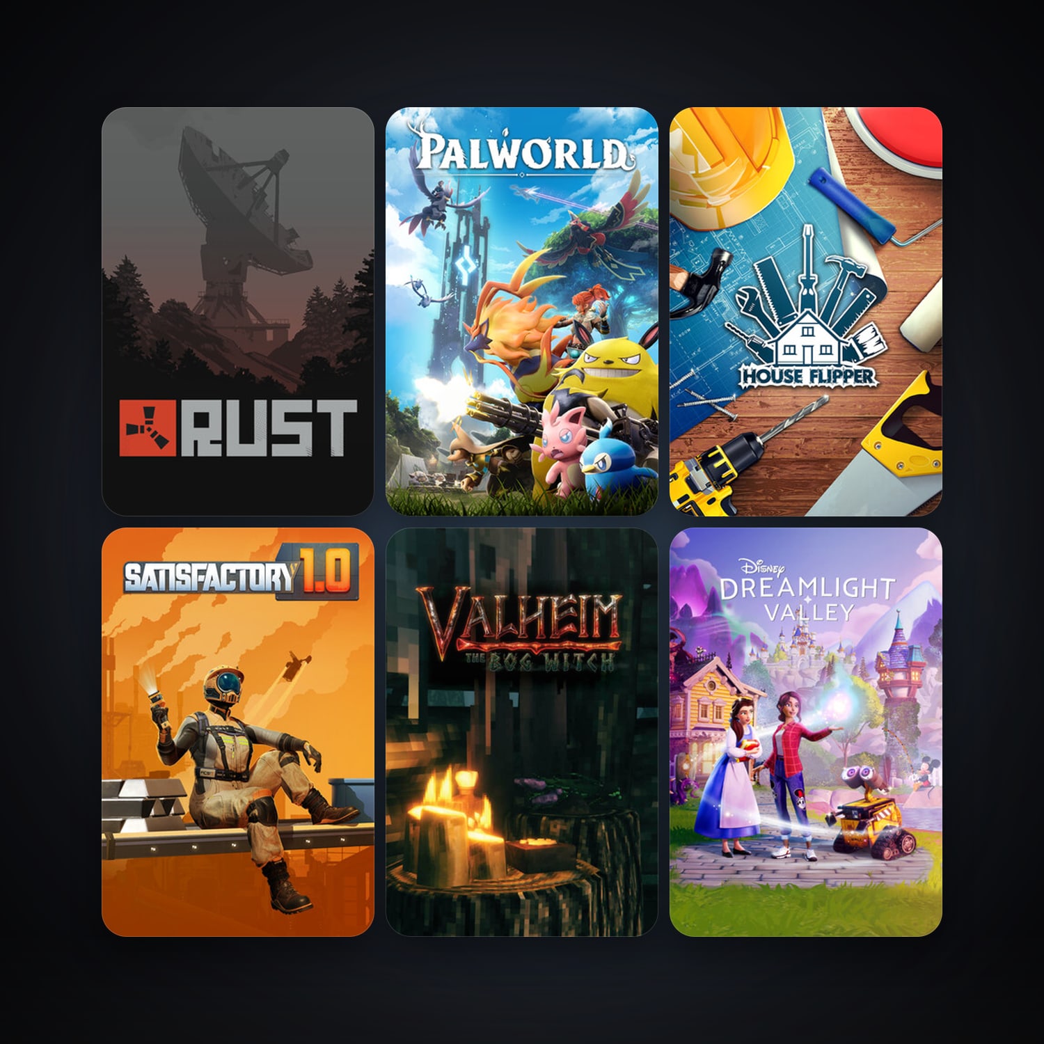 7 Days to Die + Rust, 143 games, Steam 12, clean — HabibiAccounts