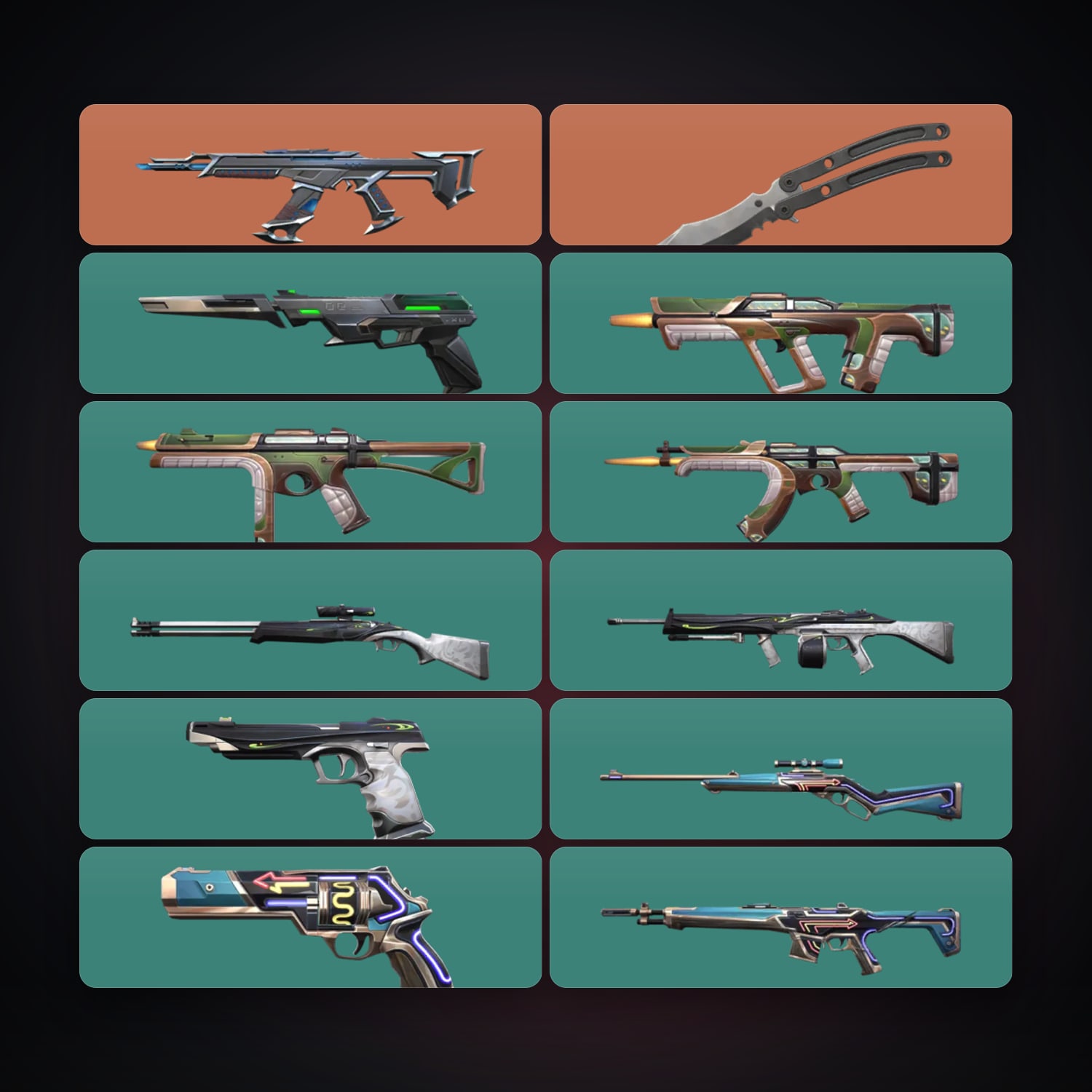 EU Bronze 1 locker — 1 knives, 12 skins, lvl 59 — HabibiAccounts