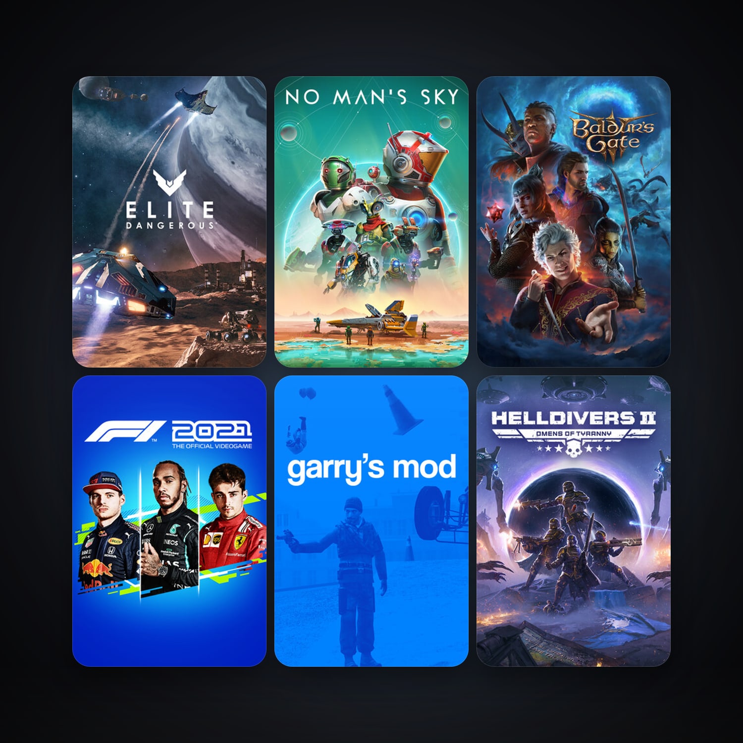 Garry's Mod + No Man's Sky, 97 games, clean — HabibiAccounts