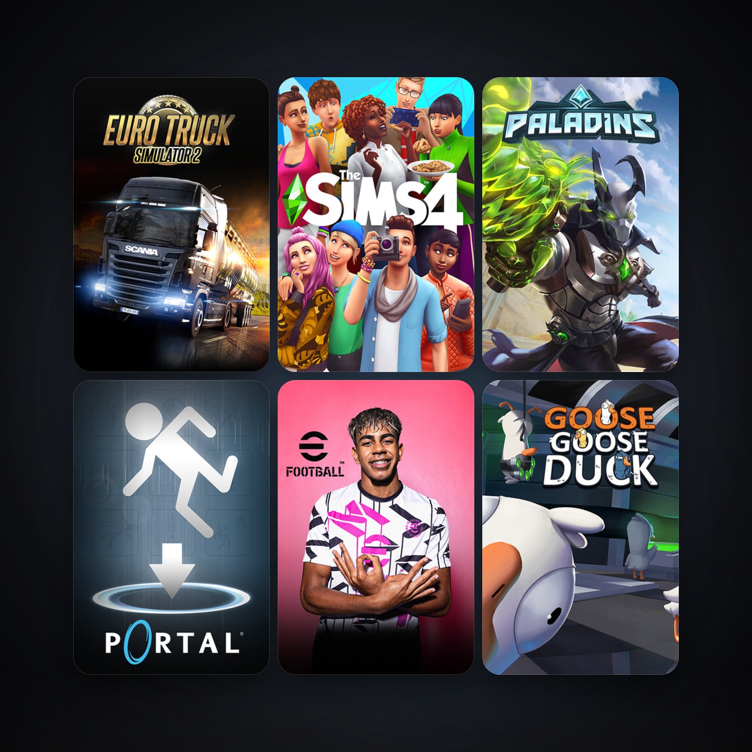Portal + Portal 2, 11 games, clean — HabibiAccounts