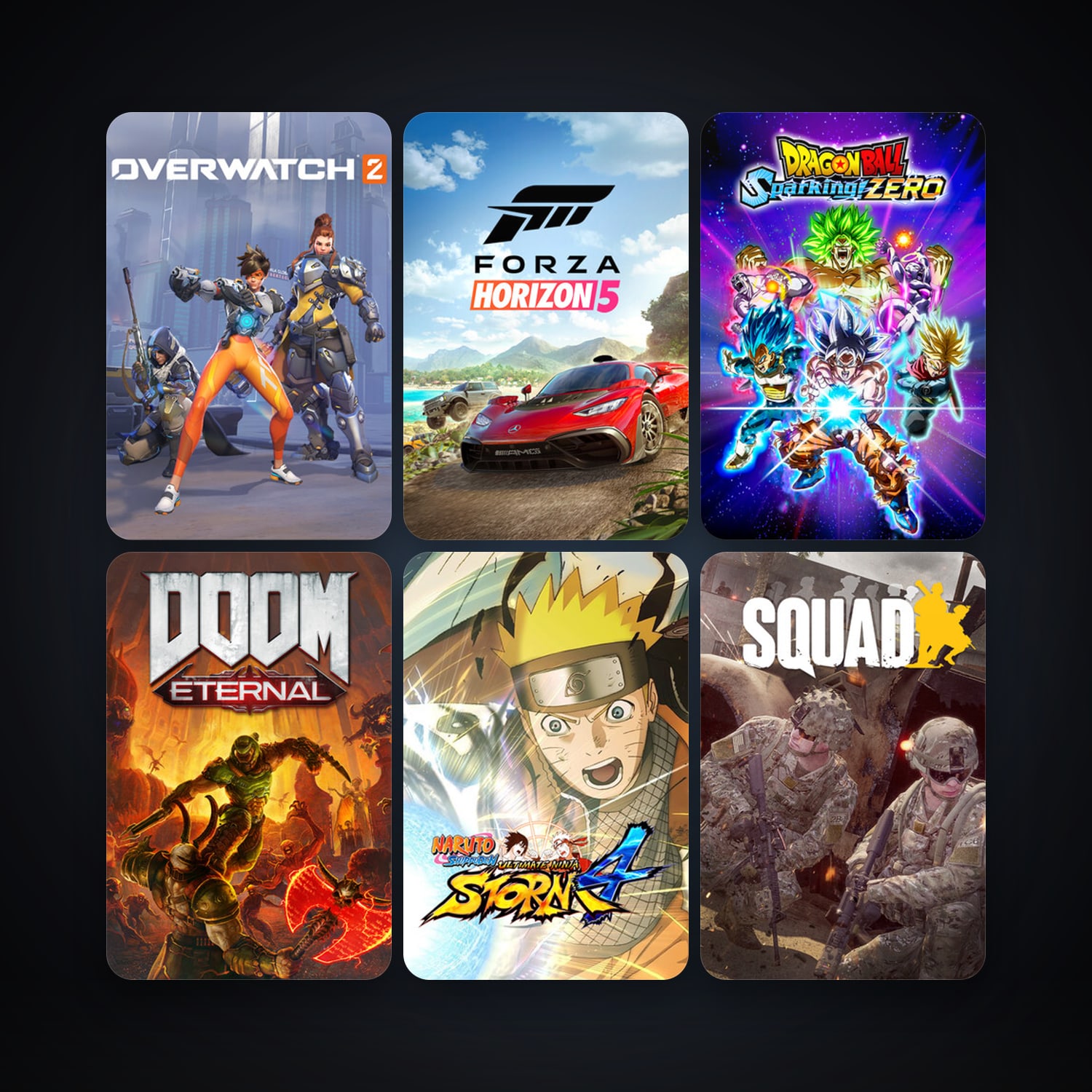 NARUTO SHIPPUDEN: Ultimate Ninja STORM 4 + Squad, 12 games, clean — HabibiAccounts