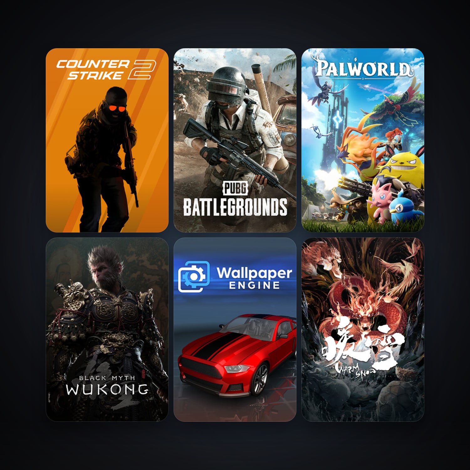 CS2 Prime + Wallpaper Engine, 32 games, clean — HabibiAccounts