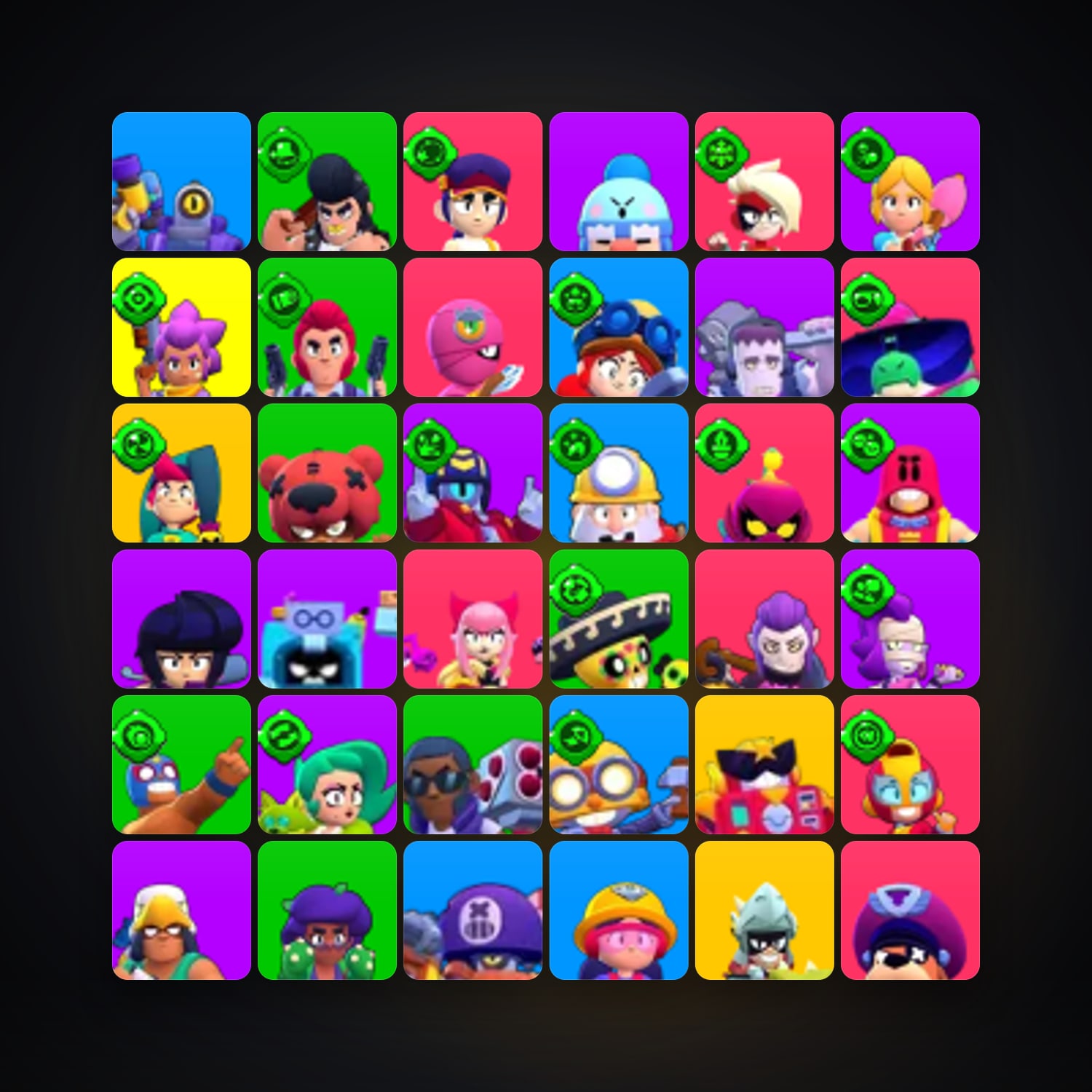 77 Brawlers | 36K Trophies — HabibiAccounts