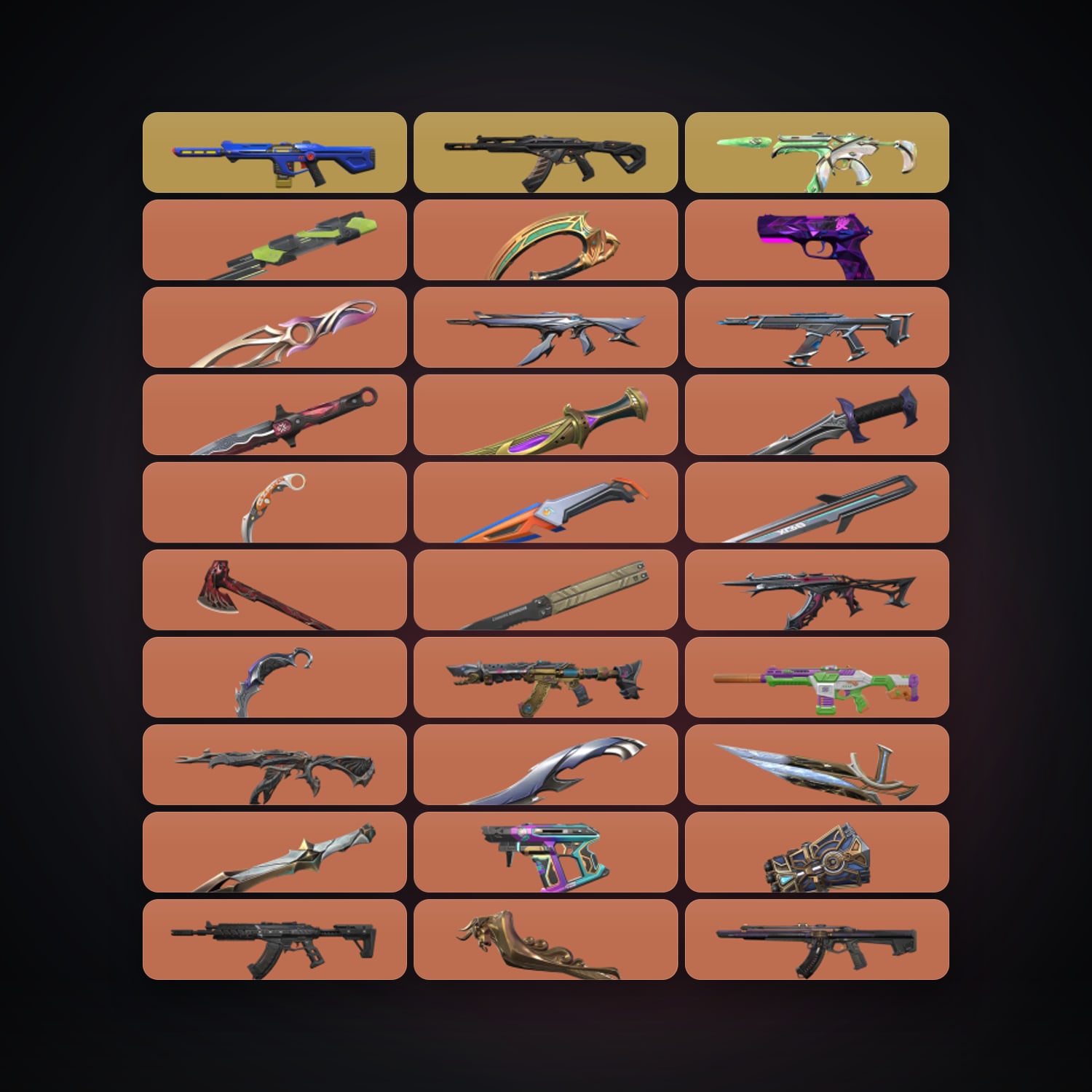 EU Ascendant 1 locker — 27 knives, 175 skins, lvl 348 — HabibiAccounts