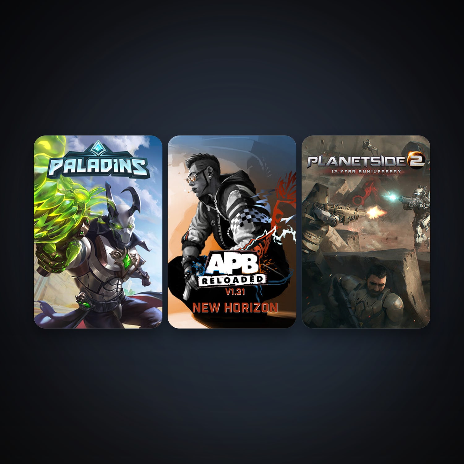 Steam account: APB Reloaded + PlanetSide 2, 8 games, clean — HabibiAccounts