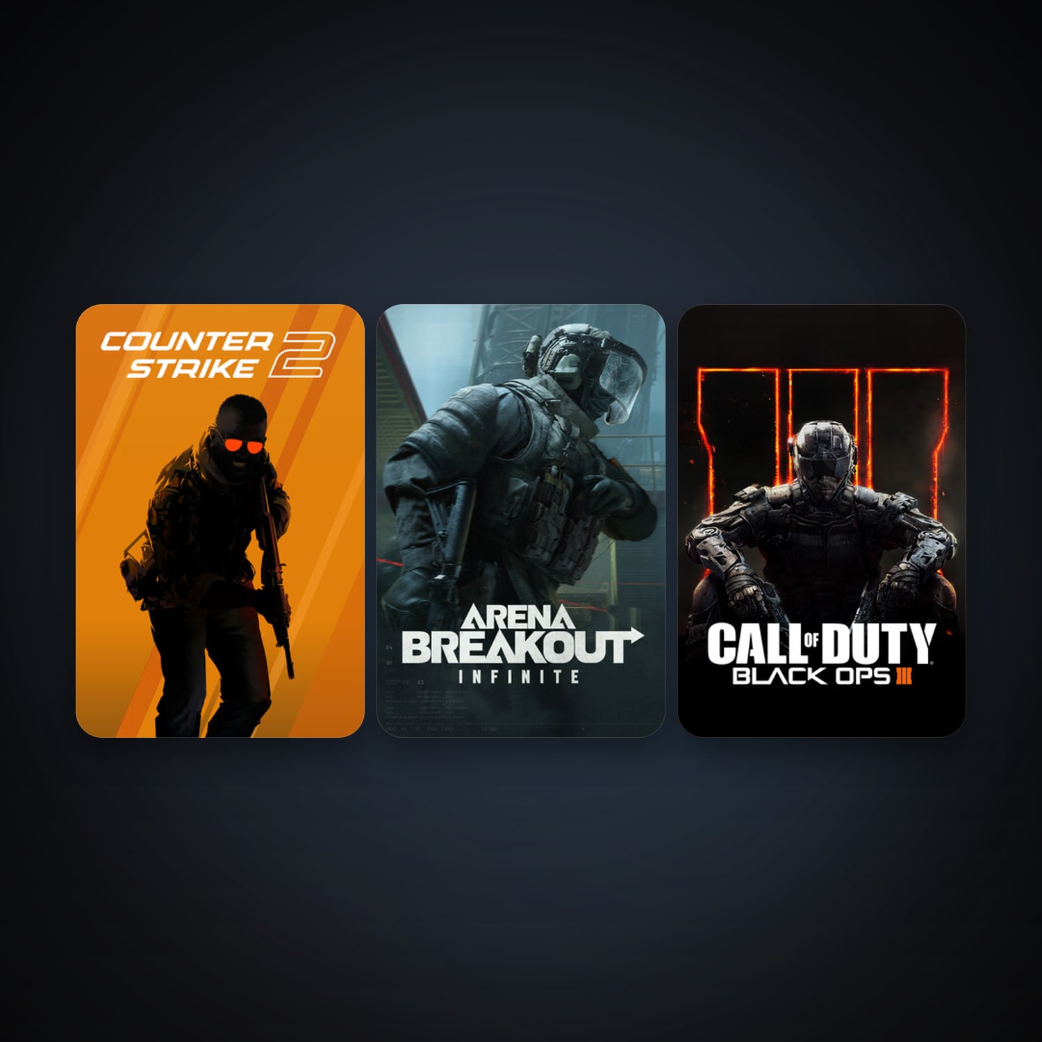 CS2 Prime + Call of Duty: Black Ops III, 3 games, clean — HabibiAccounts