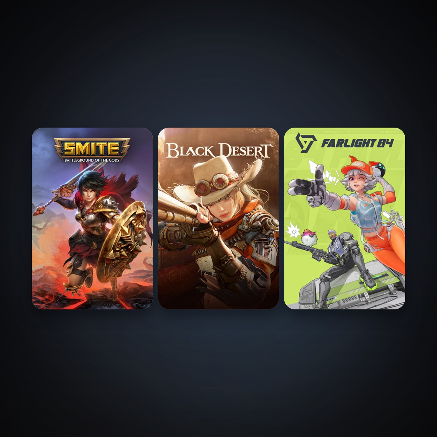 SMITE + Black Desert Online, 6 games, clean — HabibiAccounts
