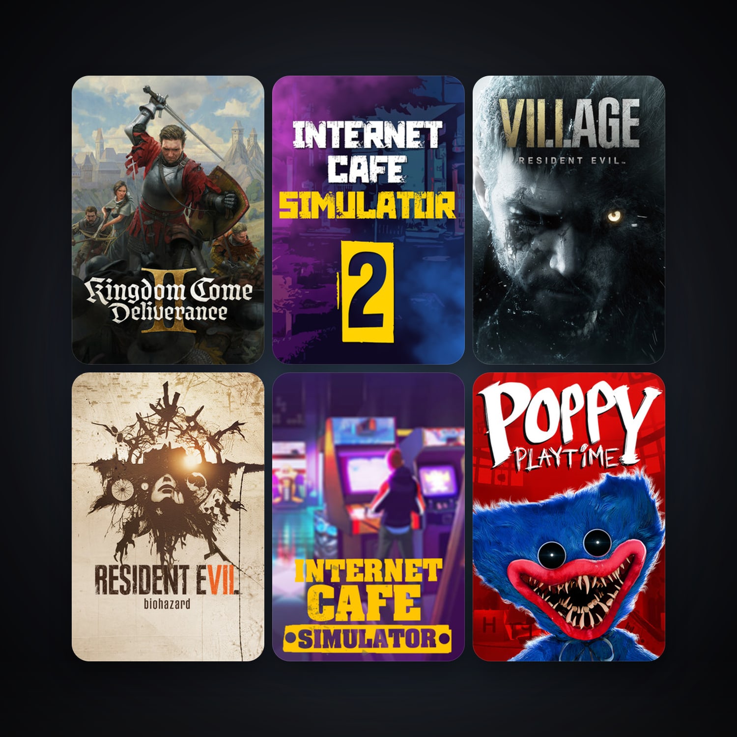 RESIDENT EVIL 7 biohazard / BIOHAZARD 7 resident evil + RESIDENT EVIL 2, 12 games, clean — HabibiAccounts