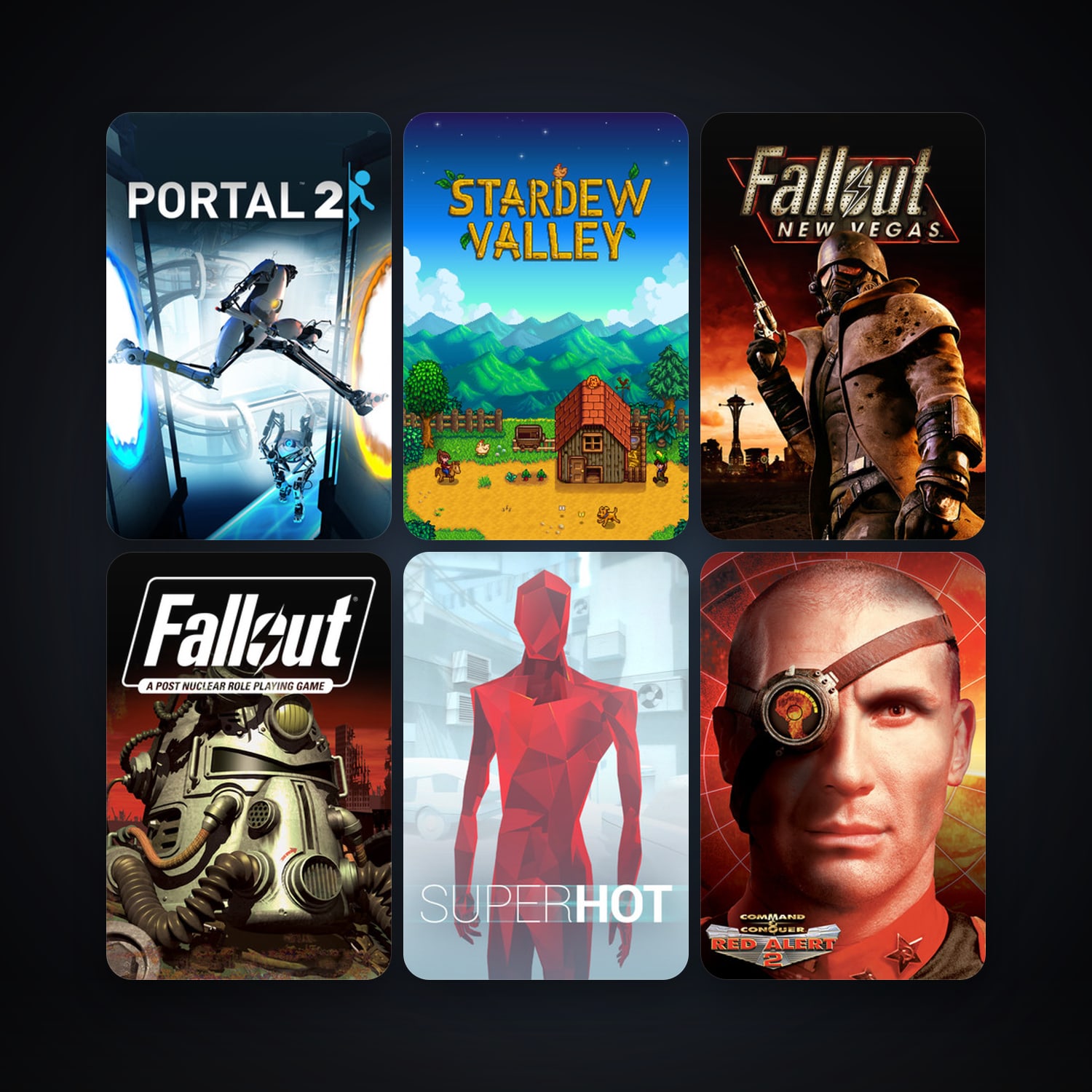 Portal 2 + Mass Effect, 26 games, clean — HabibiAccounts