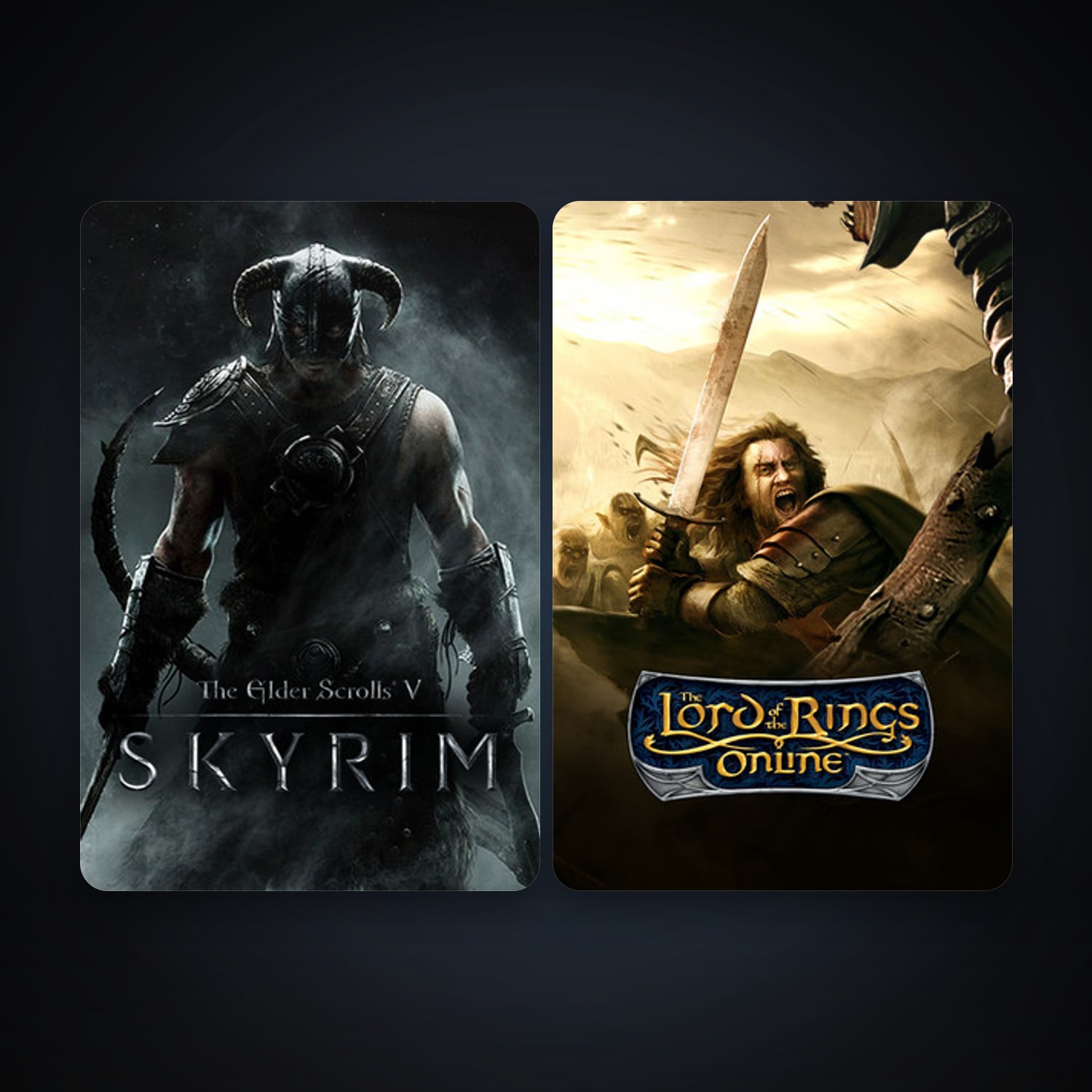 The Elder Scrolls V: Skyrim + The Lord of the Rings Online, 5 games, clean — HabibiAccounts