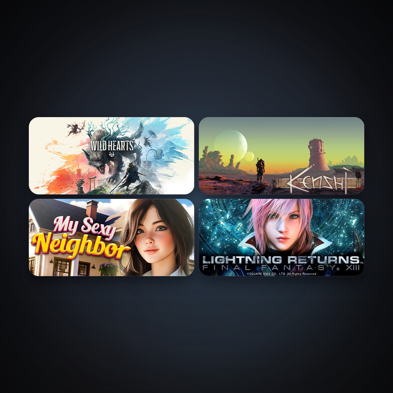 Kenshi + LIGHTNING RETURNS: FINAL FANTASY XIII, 34 games, clean — HabibiAccounts