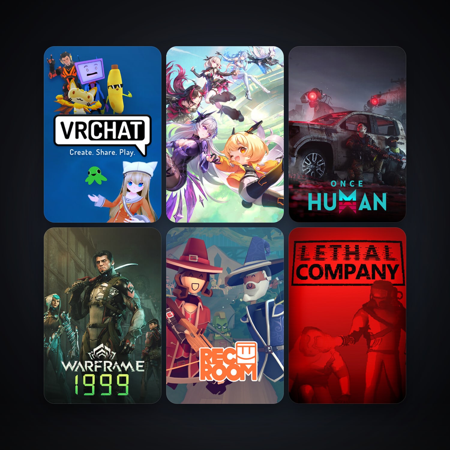 Warframe + VRChat, 9 games, clean — HabibiAccounts