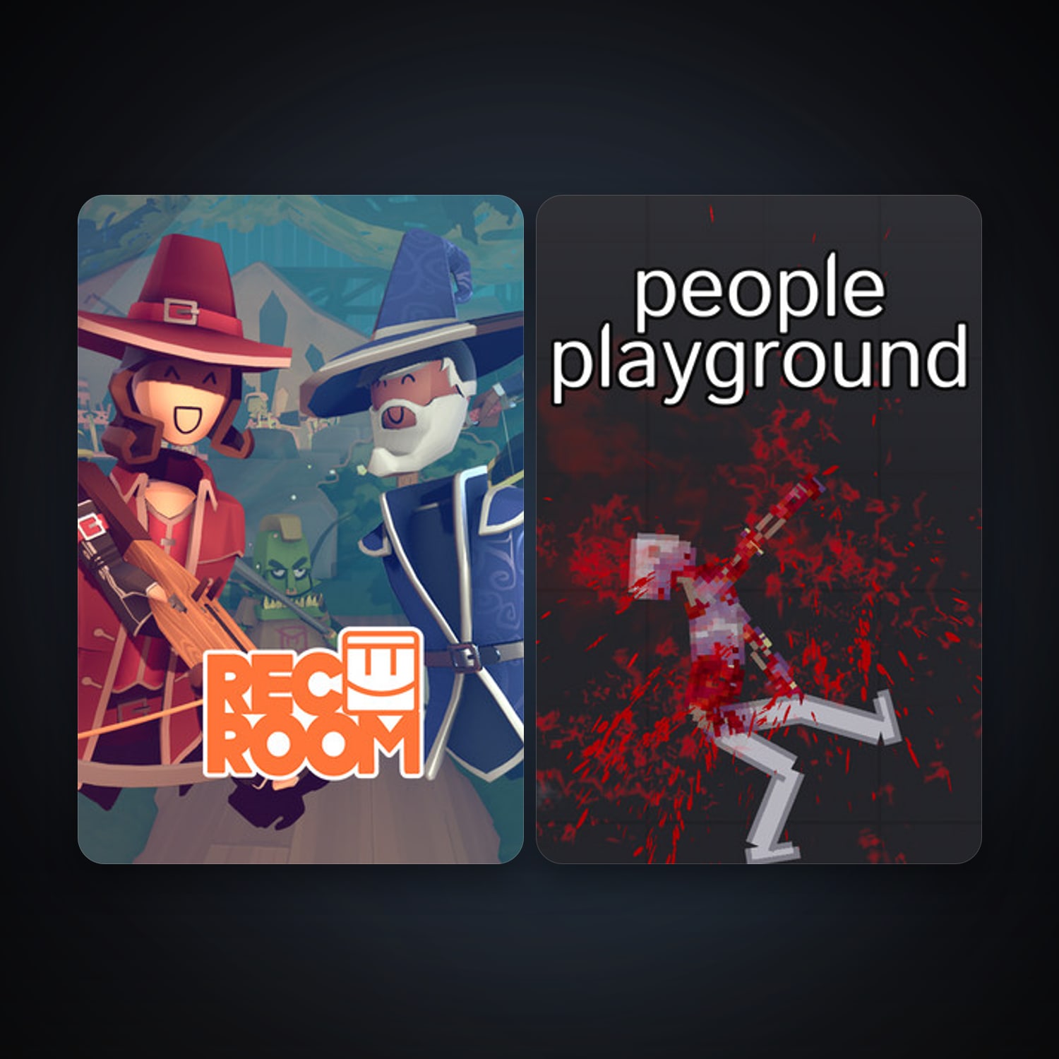 Rec Room + People Playground, 2 games, clean — HabibiAccounts