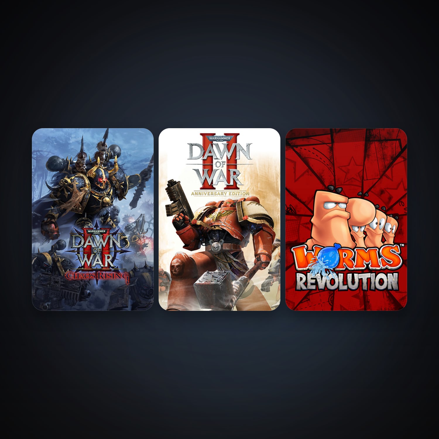 Warhammer 40,000: Dawn of War II + Warhammer 40,000: Dawn of War II Chaos Rising, 5 games, clean — HabibiAccounts