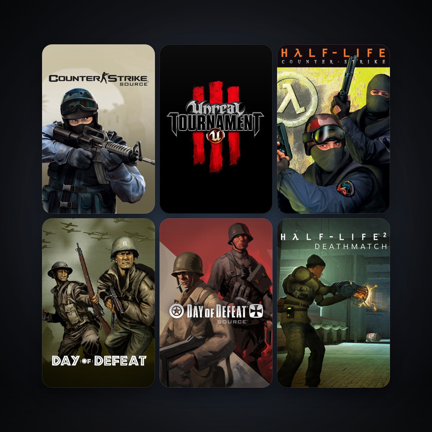 Counter-Strike + Day of Defeat, 11 games, clean — HabibiAccounts