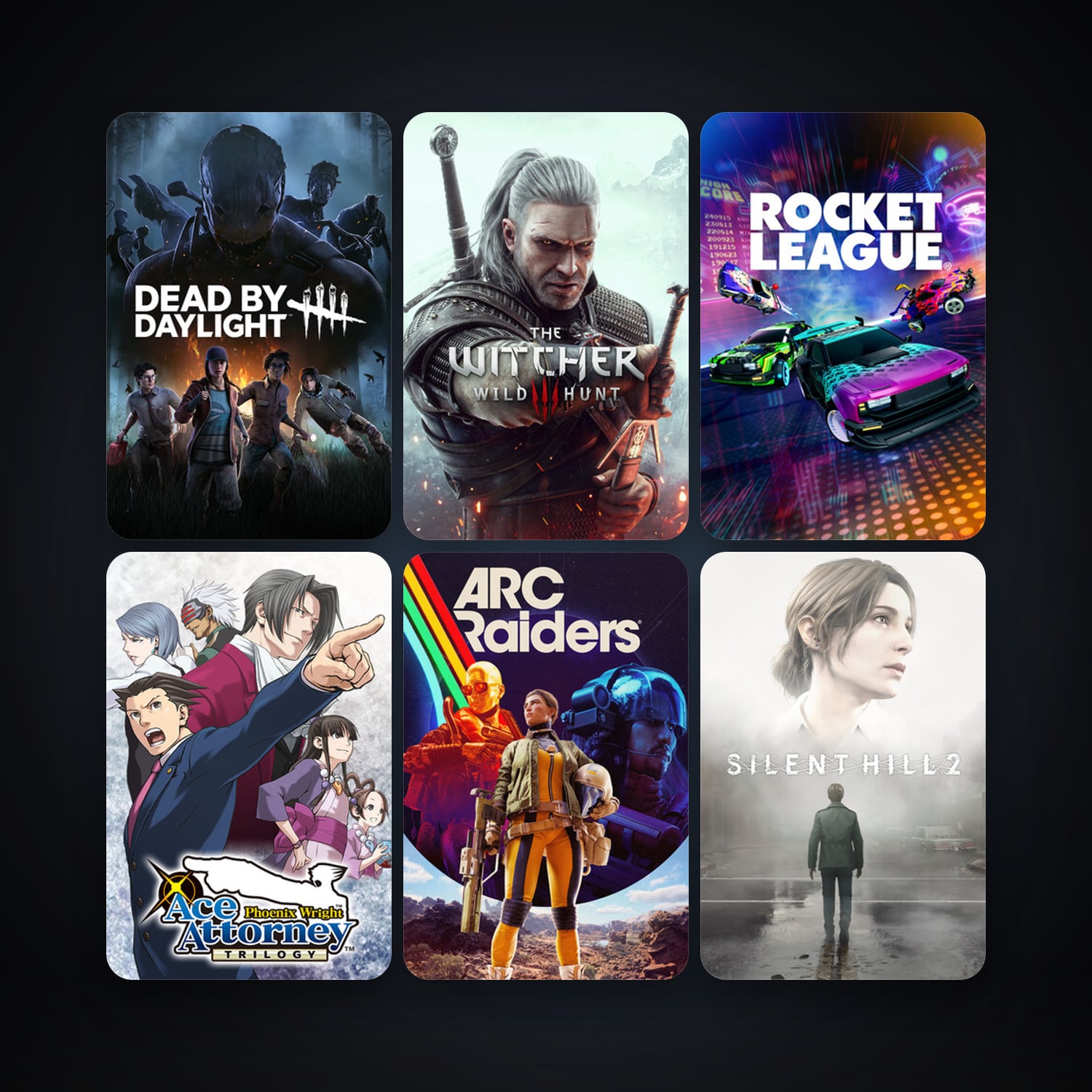 Rocket League + The Witcher 3: Wild Hunt, 61 games, Steam 12, clean — HabibiAccounts