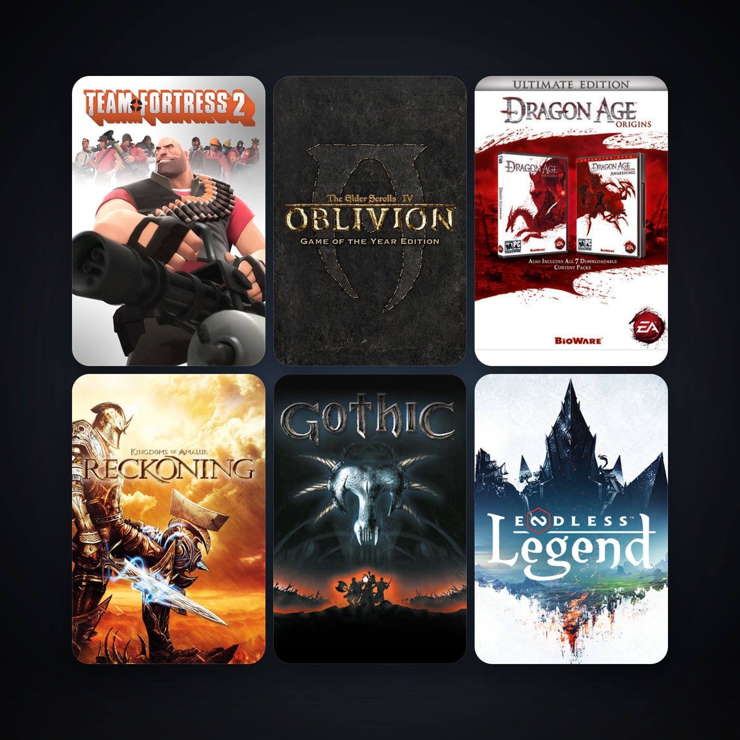Team Fortress 2 + Sacred Gold, 543 games, Steam 13, clean — HabibiAccounts